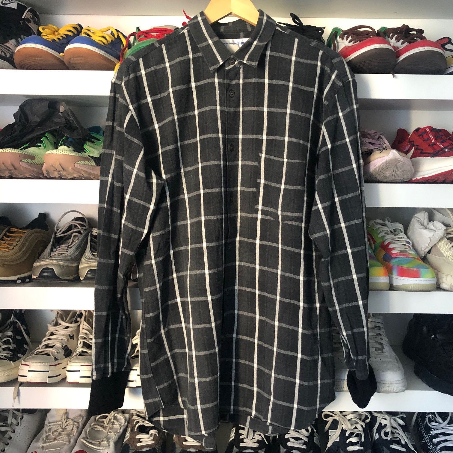 Comme des Garcons COMME des GARCONS SHIRT Check Flannel Shirt Size US XL / EU 56 / 4 - 1 Thumbnail