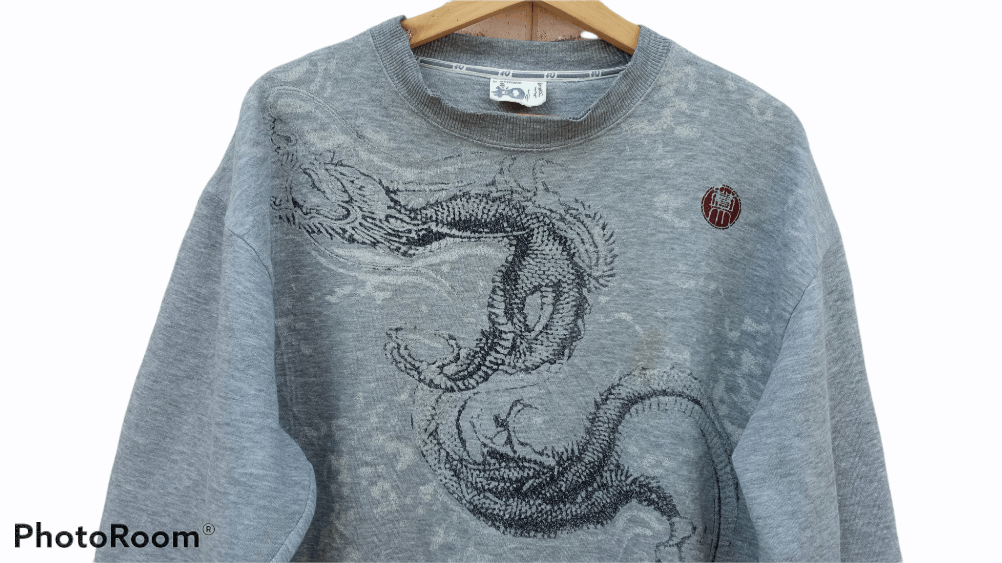 Japanese Brand × Stevenson Overall Co. × Vintage 🔥🔥Stevenson Flying Dragon Sweatshirt Size US L / EU 52-54 / 3 - 10 Thumbnail