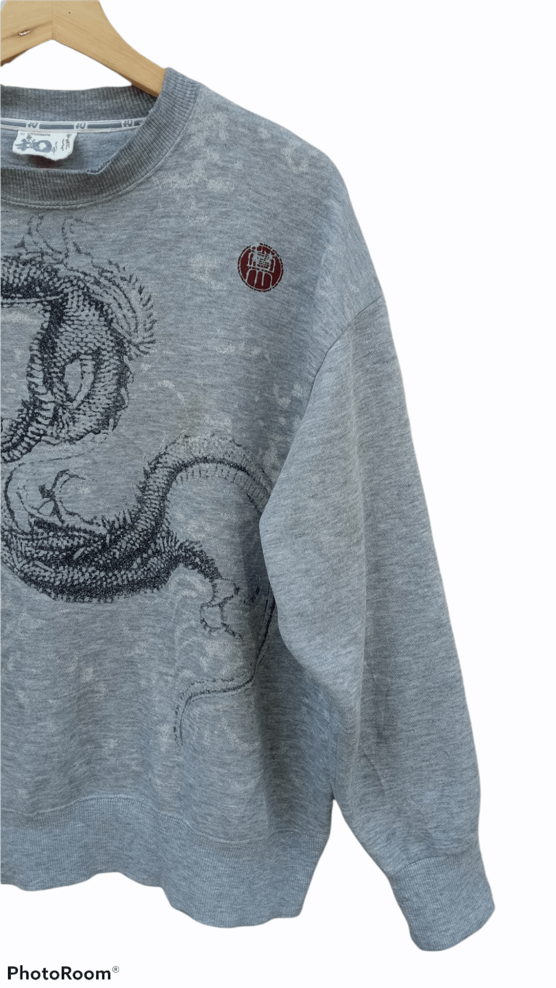 Japanese Brand × Stevenson Overall Co. × Vintage 🔥🔥Stevenson Flying Dragon Sweatshirt Size US L / EU 52-54 / 3 - 4 Thumbnail