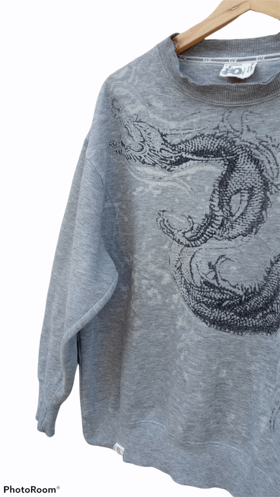 Japanese Brand × Stevenson Overall Co. × Vintage 🔥🔥Stevenson Flying Dragon Sweatshirt Size US L / EU 52-54 / 3 - 15 Thumbnail