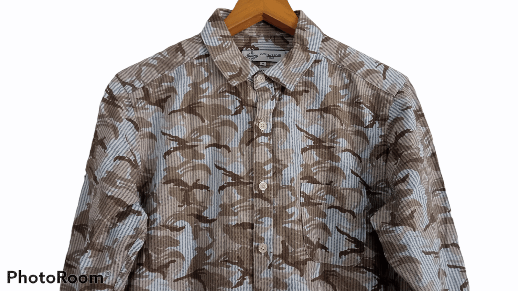 Beams Plus × Japanese Brand 🔥🔥B-Ming Beams Full Print Camo Shirt Size US M / EU 48-50 / 2 - 10 Thumbnail