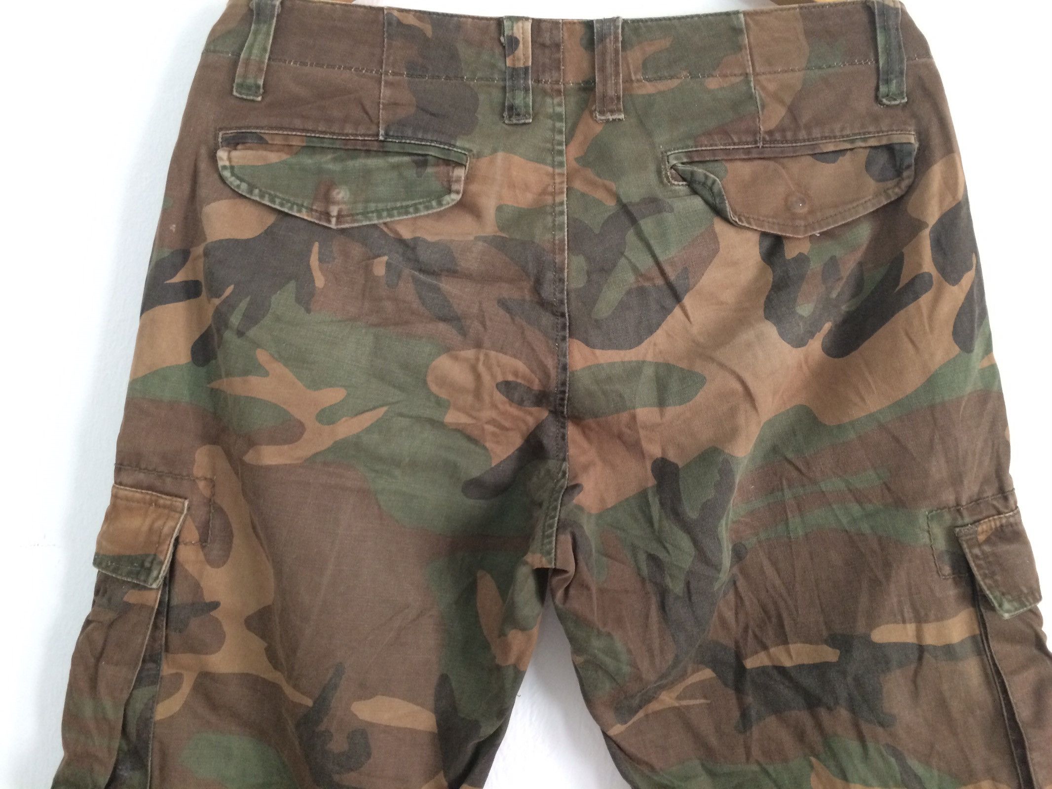 Global Work × Japanese Brand × Vintage 🔥🔥Global Work Camouflage Military Style Cargo Pants Size US 33 - 11 Thumbnail