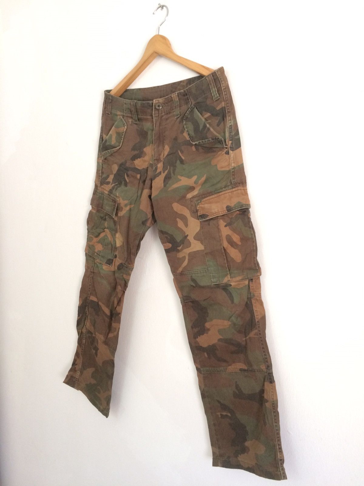 Global Work × Japanese Brand × Vintage 🔥🔥Global Work Camouflage Military Style Cargo Pants Size US 33 - 3 Thumbnail