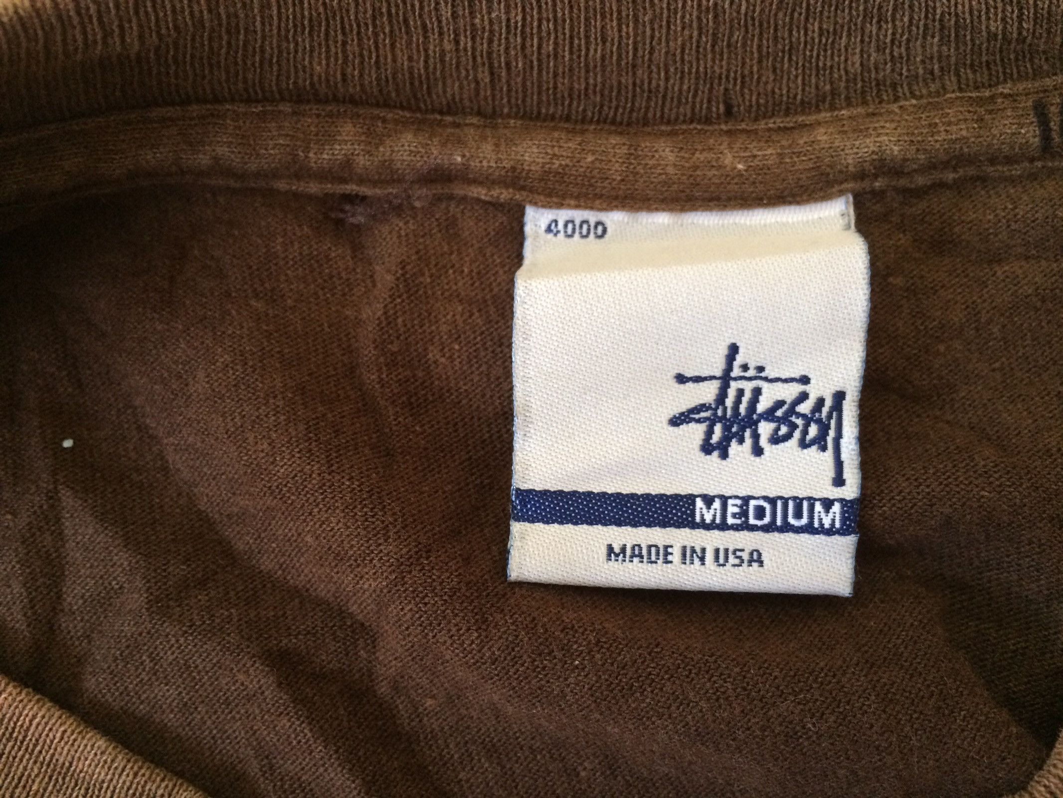 Stussy × Vintage 🔥🔥Vintage 90's Stussy Spellout Logo T-Shirt Size US M / EU 48-50 / 2 - 8 Thumbnail