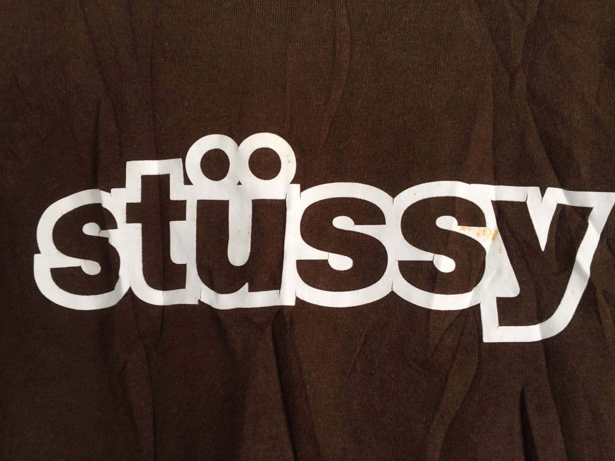 Stussy × Vintage 🔥🔥Vintage 90's Stussy Spellout Logo T-Shirt Size US M / EU 48-50 / 2 - 6 Thumbnail
