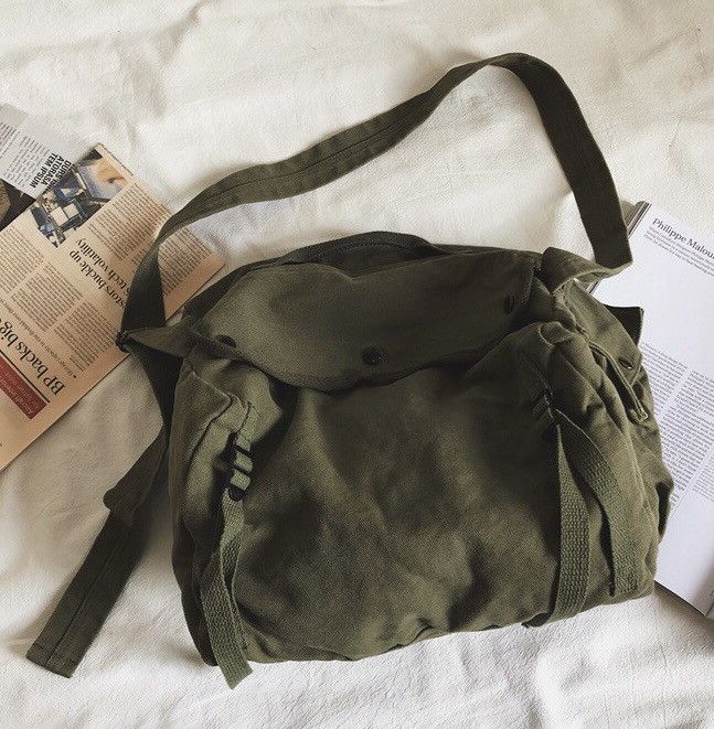 Japanese Brand × Vintage Utility grunge military messenger shoulder bag Size ONE SIZE - 5 Thumbnail