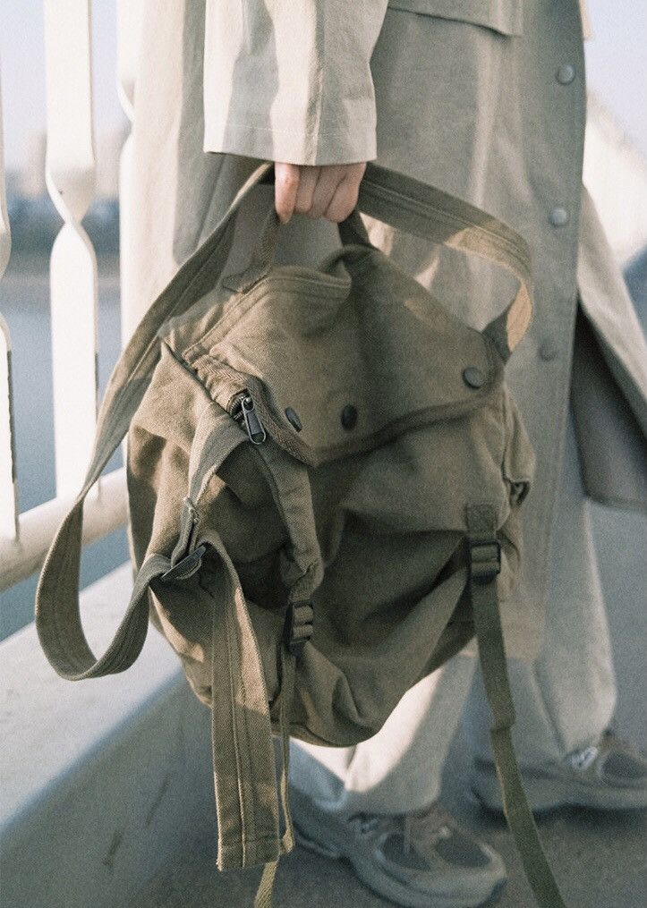 Japanese Brand × Vintage Utility grunge military messenger shoulder bag Size ONE SIZE - 2 Thumbnail