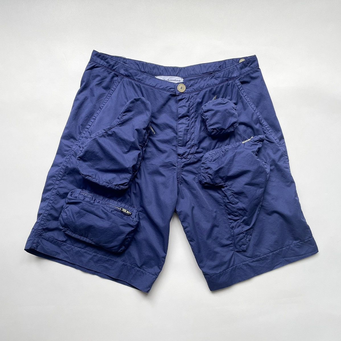 Walter Van Beirendonck S/S 11 ‘Gun’ Multi 3D Pocket Shorts Size US 32 / EU 48 - 12 Thumbnail