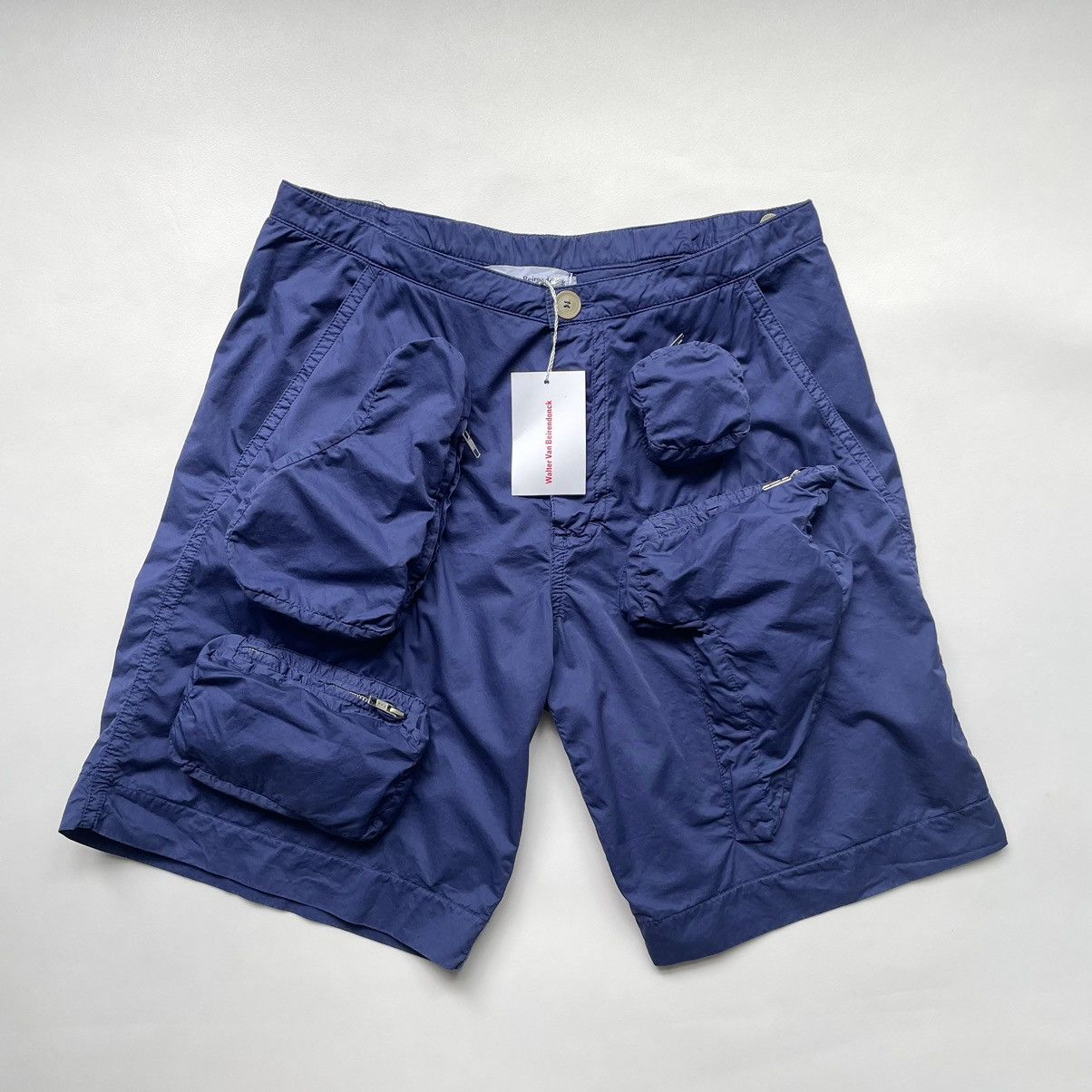 Walter Van Beirendonck S/S 11 ‘Gun’ Multi 3D Pocket Shorts Size US 32 / EU 48 - 11 Thumbnail