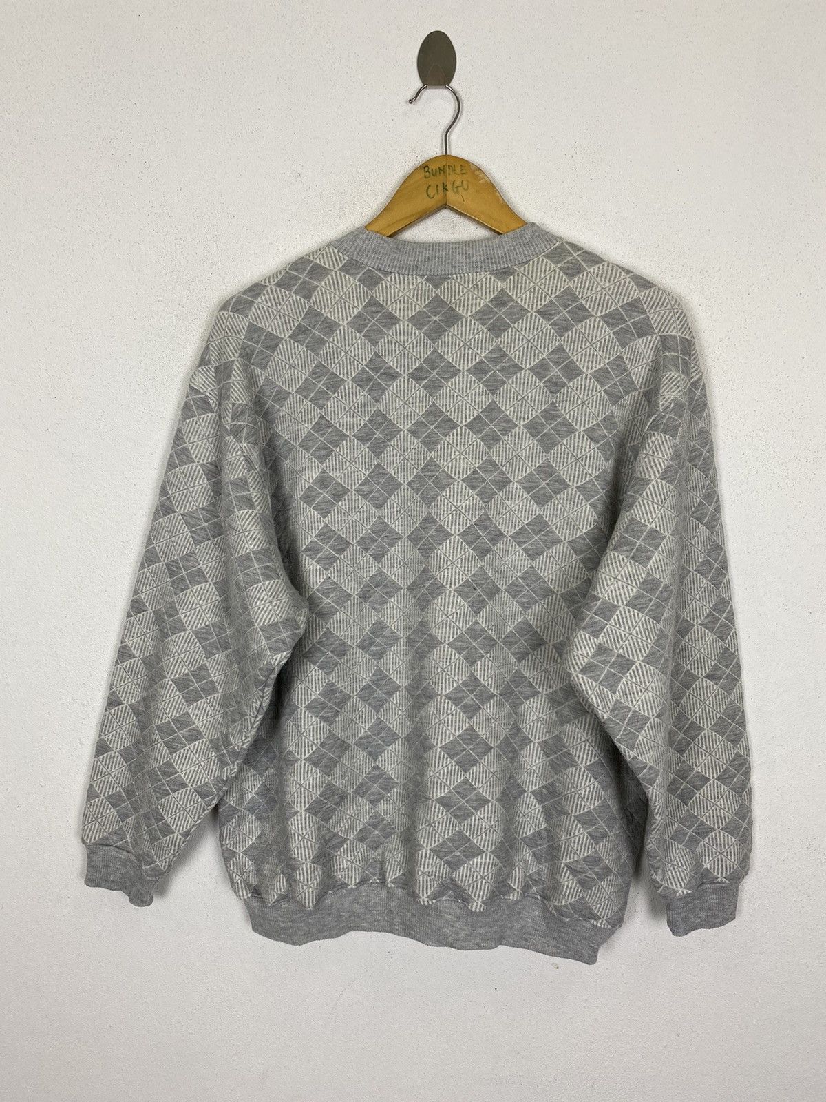Gianni Valentino × Valentino × Vintage GK148 Vintage Gianni Valentino Embroiderey Logo Sweater Size US L / EU 52-54 / 3 - 3 Thumbnail