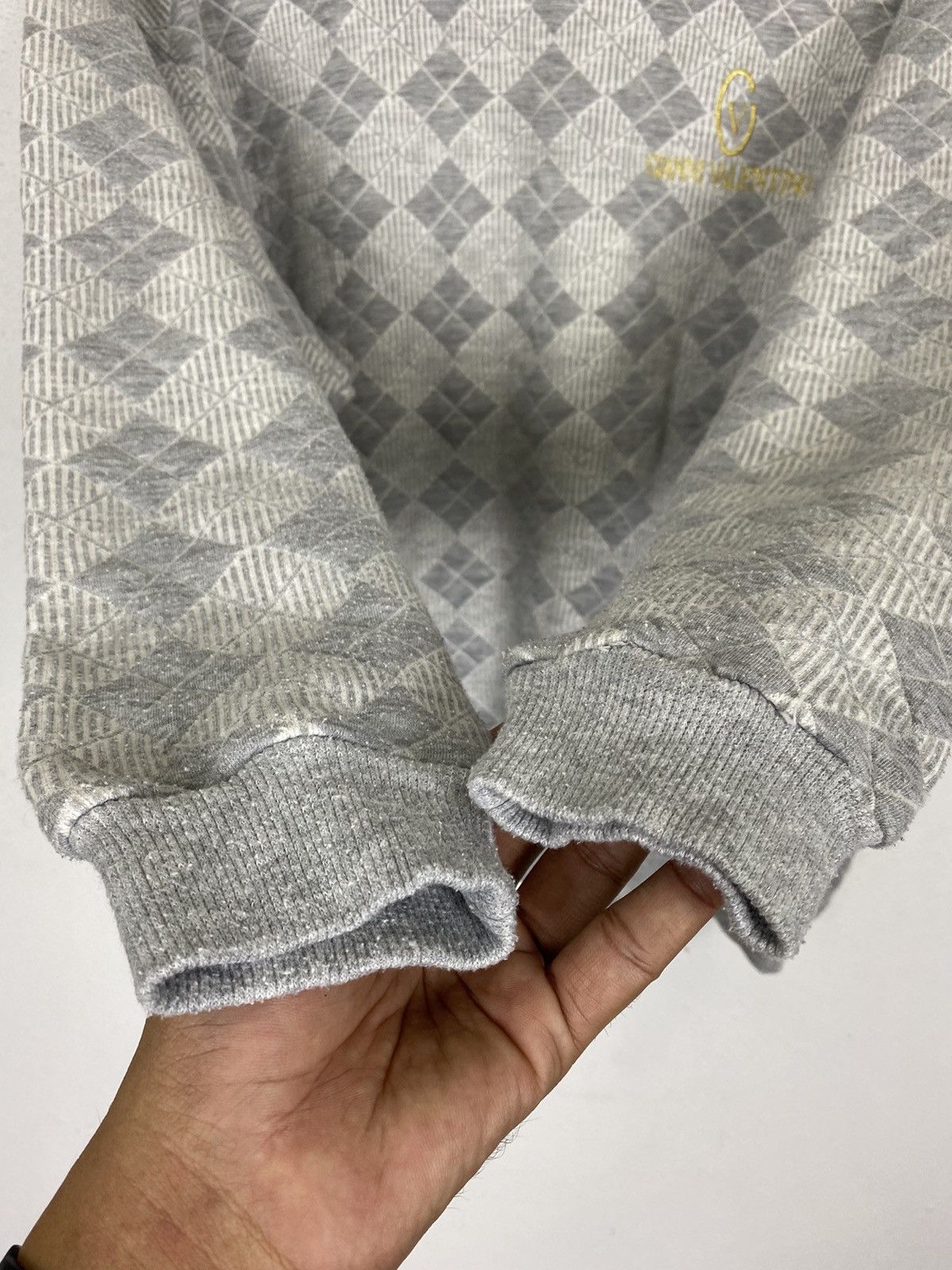 Gianni Valentino × Valentino × Vintage GK148 Vintage Gianni Valentino Embroiderey Logo Sweater Size US L / EU 52-54 / 3 - 6 Thumbnail