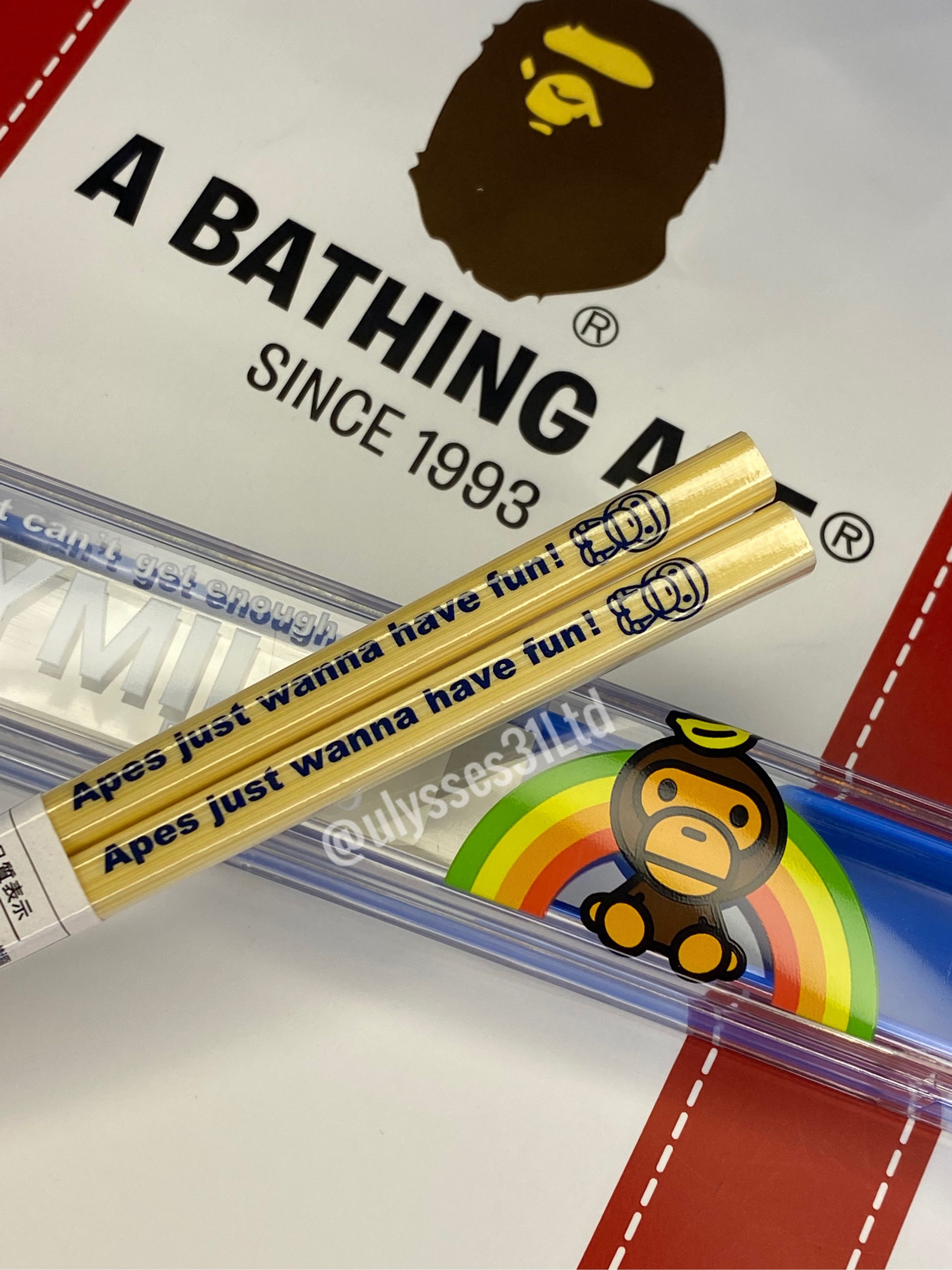 Bape Bape Baby Milo Chop Stick Set Size ONE SIZE - 2 Thumbnail