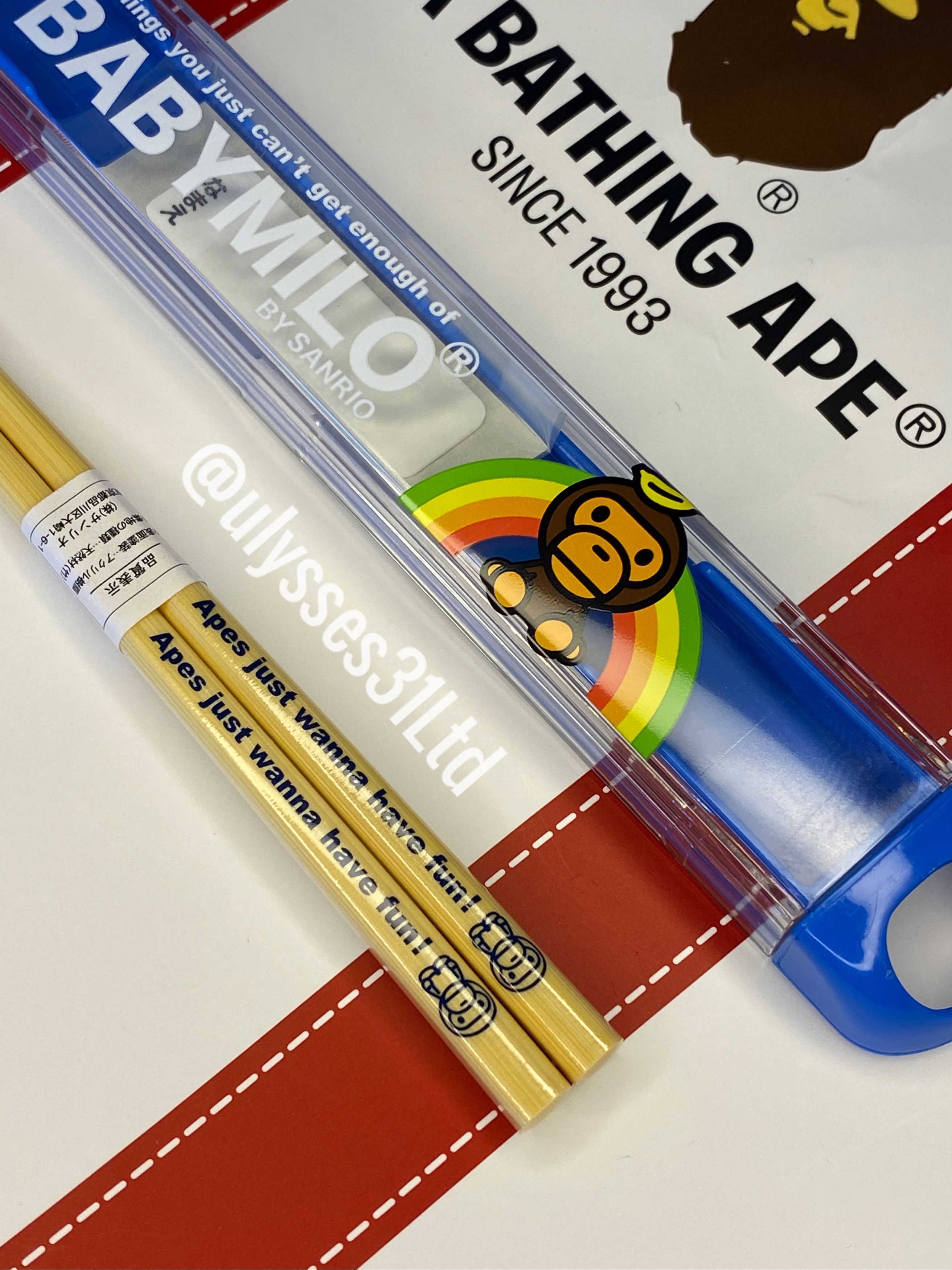 Bape Bape Baby Milo Chop Stick Set Size ONE SIZE - 3 Thumbnail
