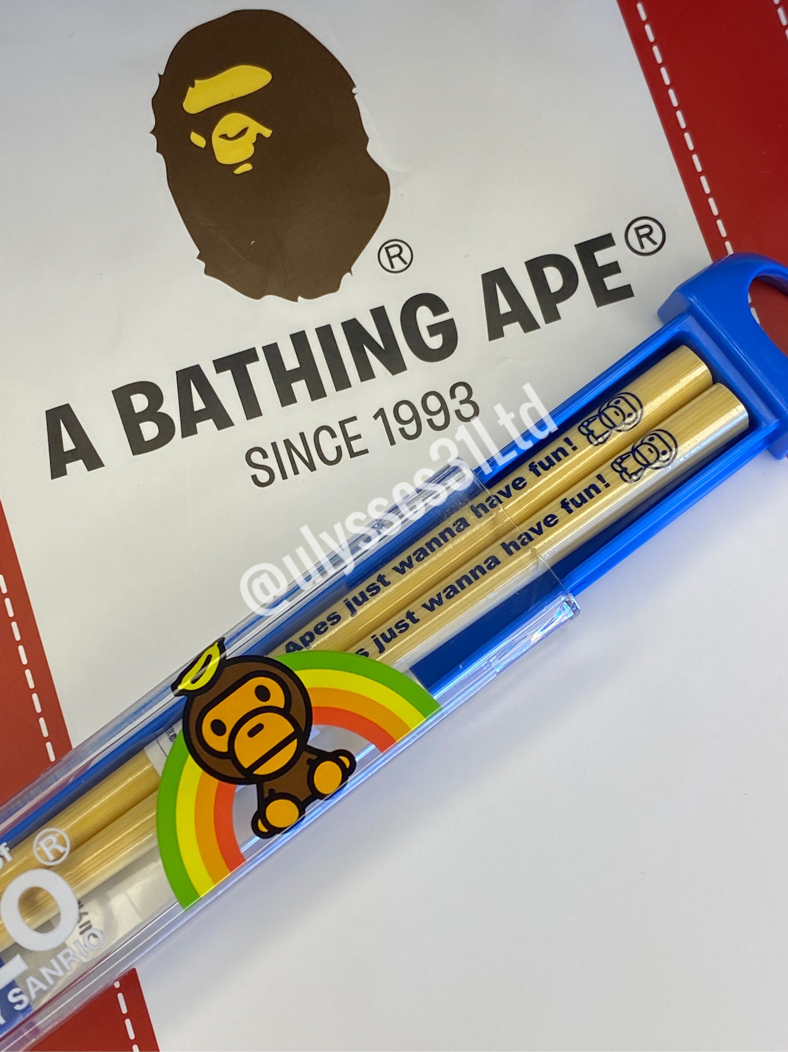 Bape Bape Baby Milo Chop Stick Set Size ONE SIZE - 4 Thumbnail