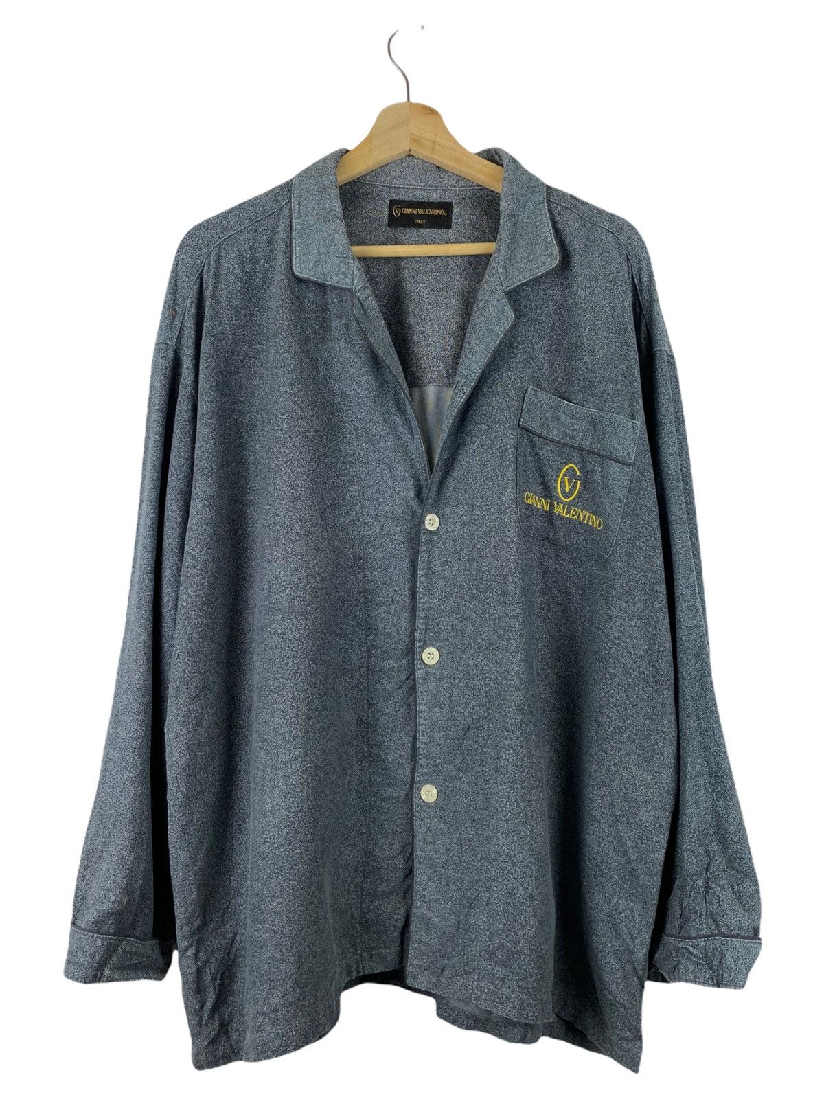 Gianni Valentino × Valentino × Vintage Vintage Gianni Valentino Italy button up shirt Size US L / EU 52-54 / 3 - 1 Thumbnail