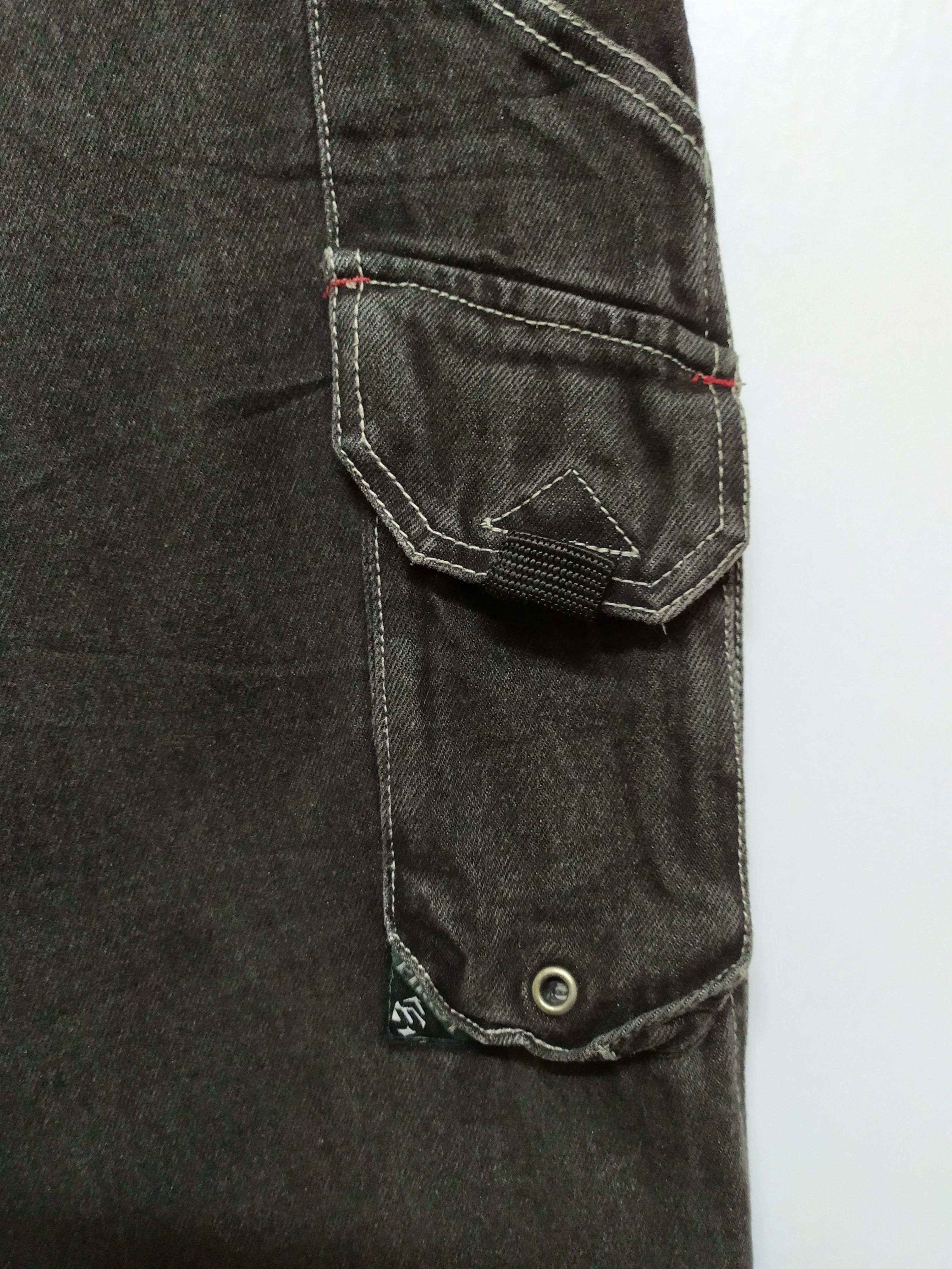 Japanese Brand VINTAGE PRACT DENIM BLACK CARGO PANTS Size US 32 / EU 48 - 17 Thumbnail