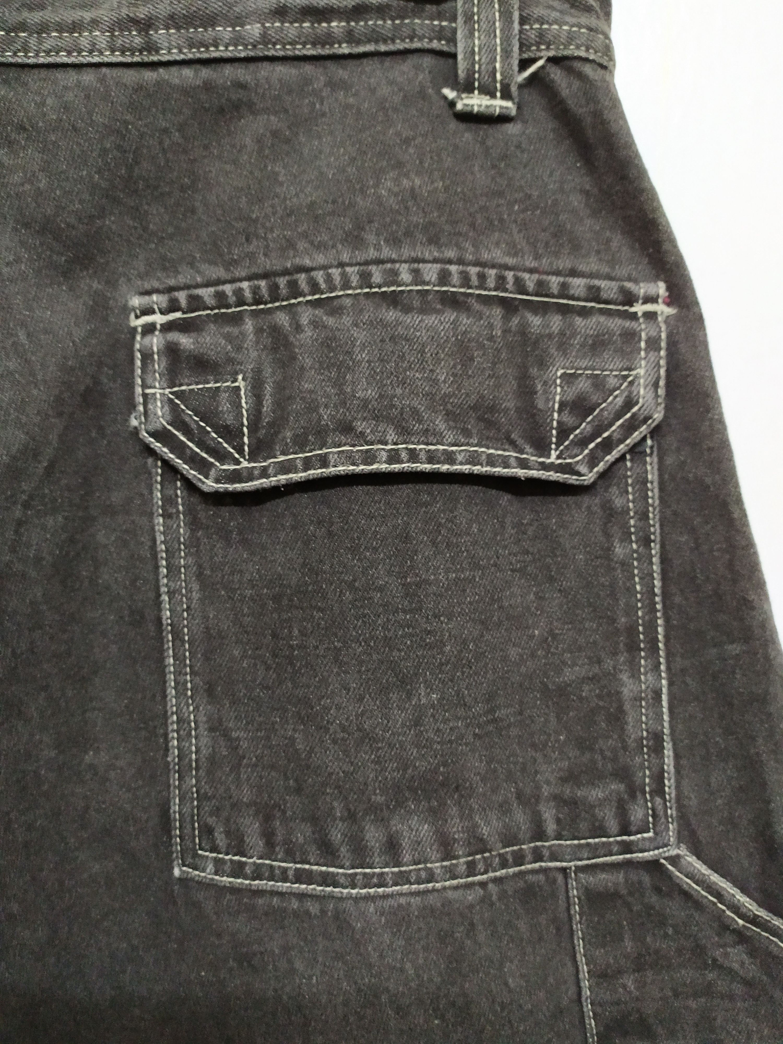 Japanese Brand VINTAGE PRACT DENIM BLACK CARGO PANTS Size US 32 / EU 48 - 18 Thumbnail