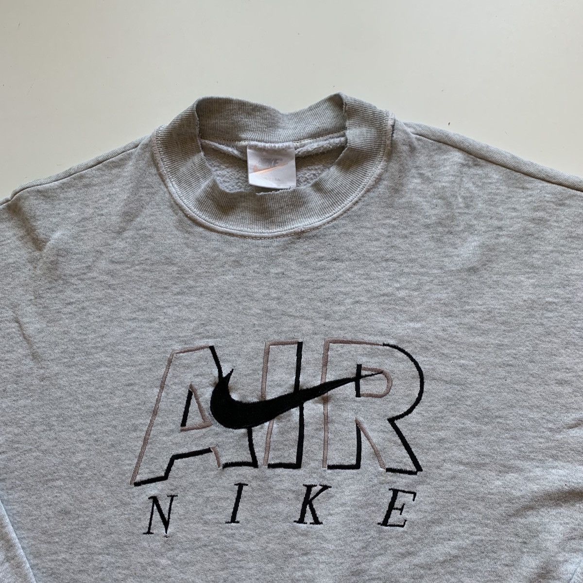 Nike Vintage 1990s Nike Embroidered Graphic Bootleg Crewneck Rare Size US XL / EU 56 / 4 - 2 Thumbnail