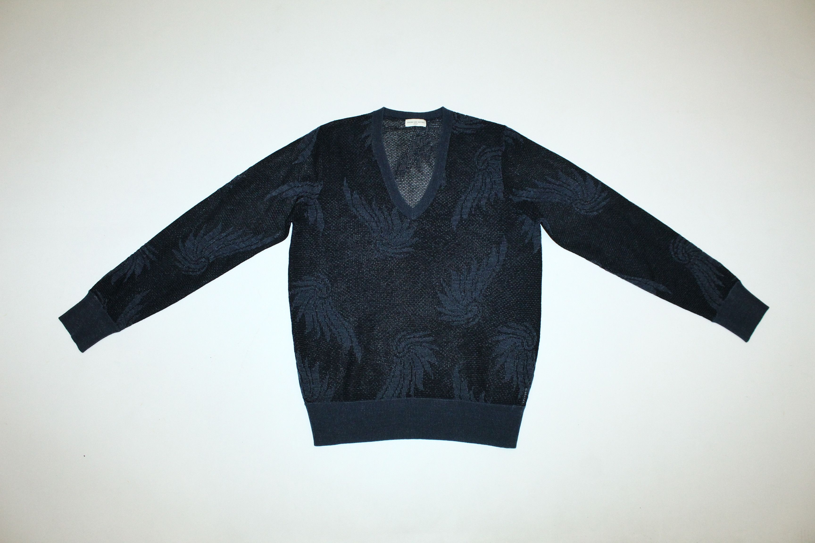 Dries Van Noten Dries Van Noten S/S16 Iconic Print Crochet Knit Jumper Size US S / EU 44-46 / 1 - 5 Thumbnail