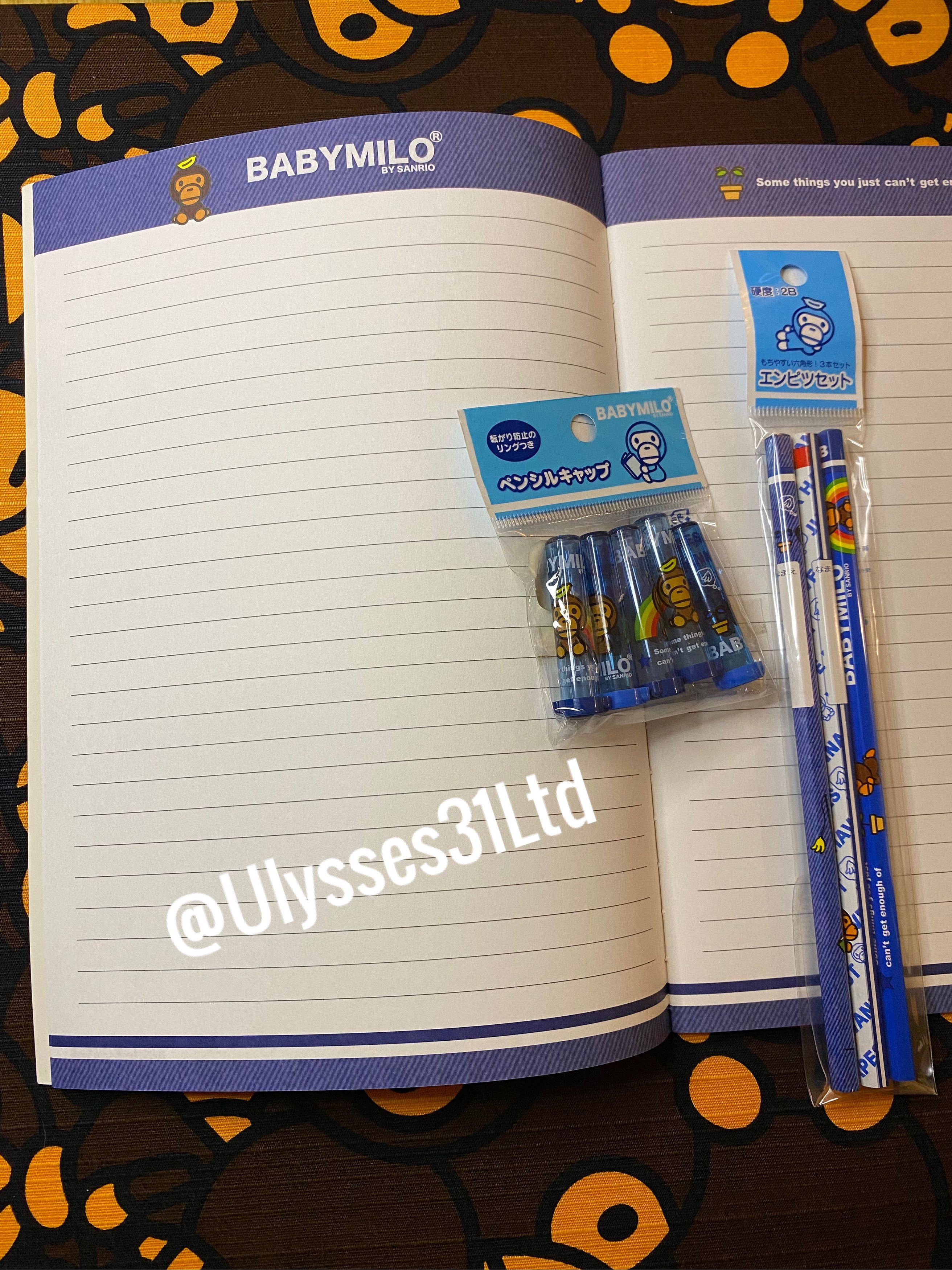 Bape Bape Baby Milo Notebook & Pencil Set Size ONE SIZE - 2 Thumbnail