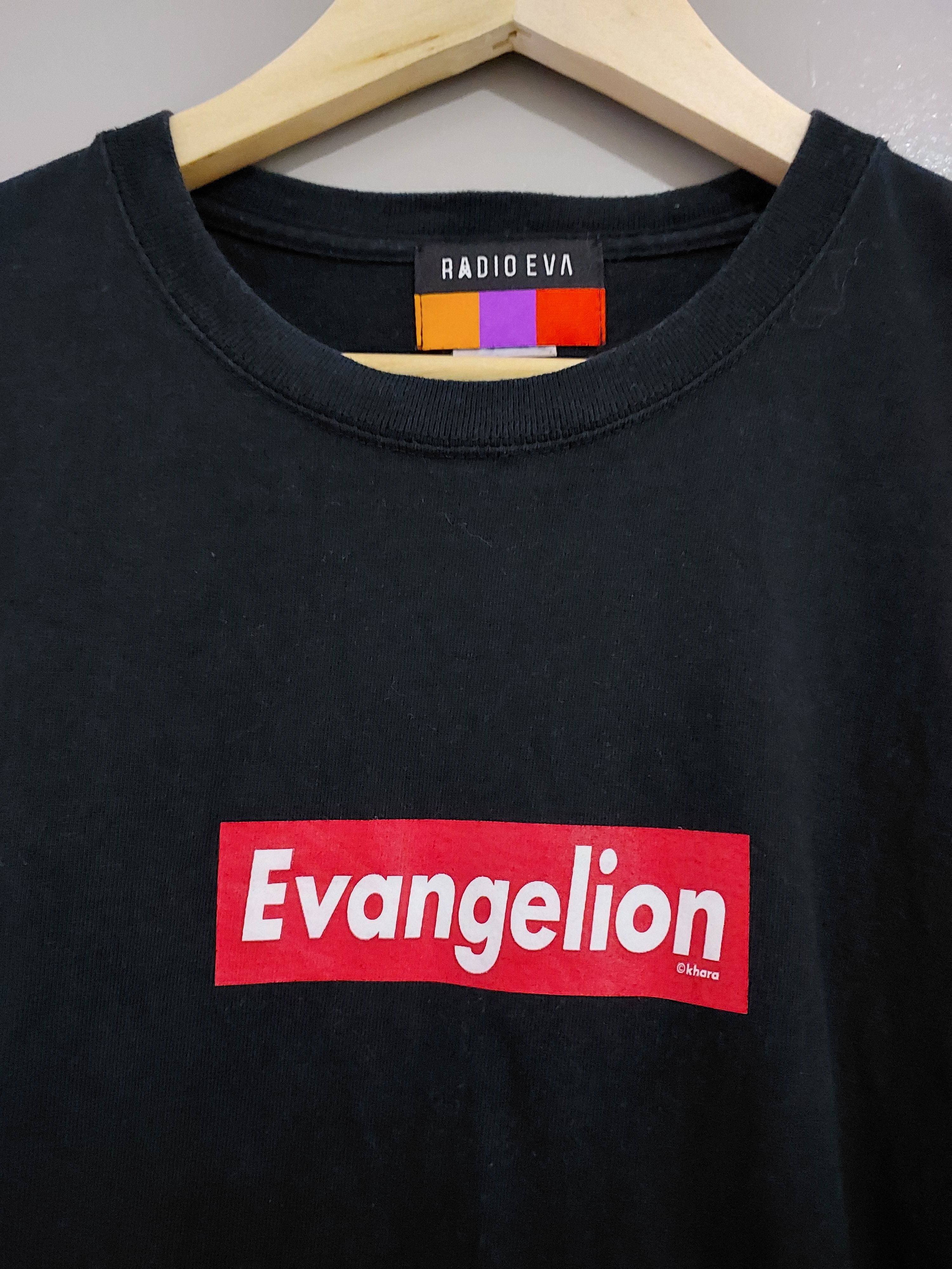 Anime × Japanese Brand EVANGELION BOX LOGO ANIME T SHIRT Size US L / EU 52-54 / 3 - 3 Thumbnail