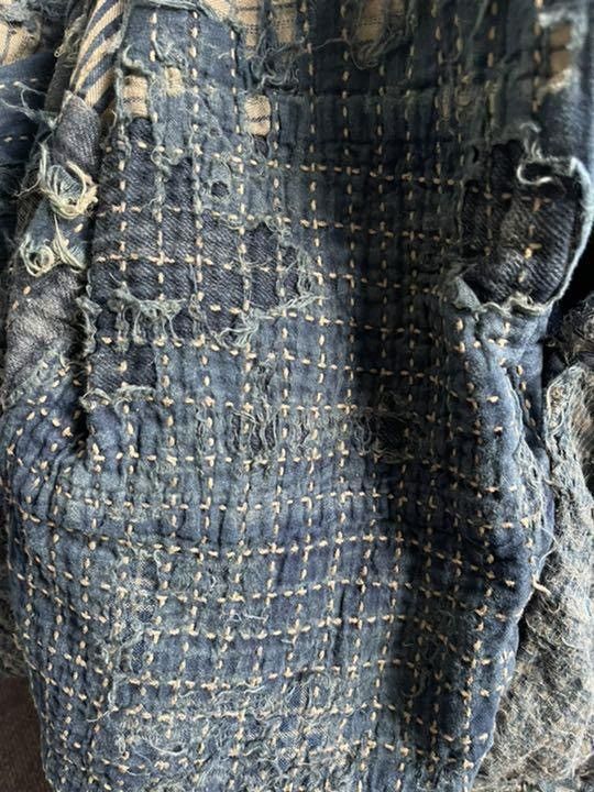 Kapital Kapital Boro Crash Sirloin Old man and the sea Denim Shorts Size US 34 / EU 50 - 9 Thumbnail