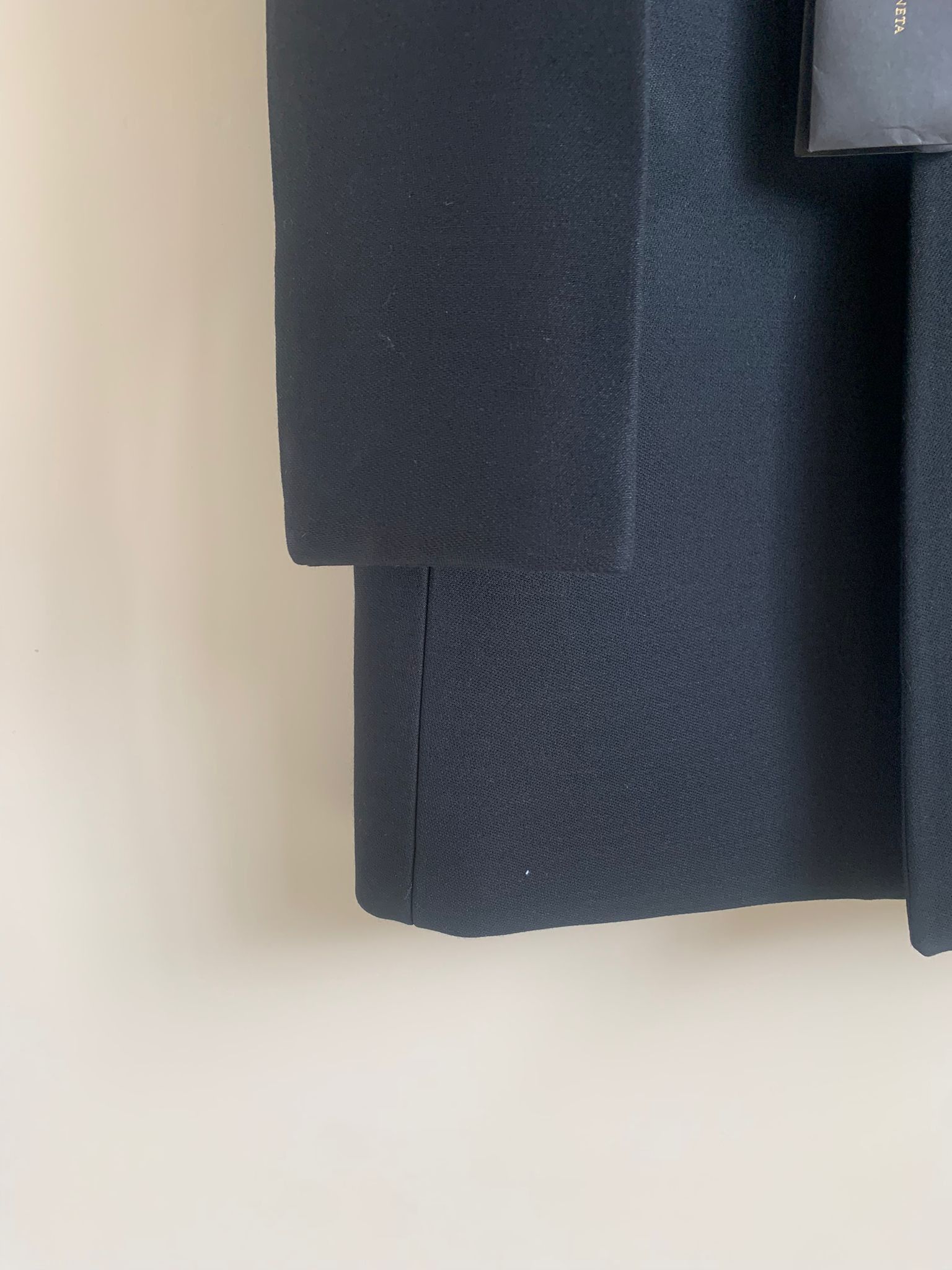 Bottega Veneta Compact Dry Wool Coat in Black Size US M / EU 48-50 / 2 - 8 Thumbnail