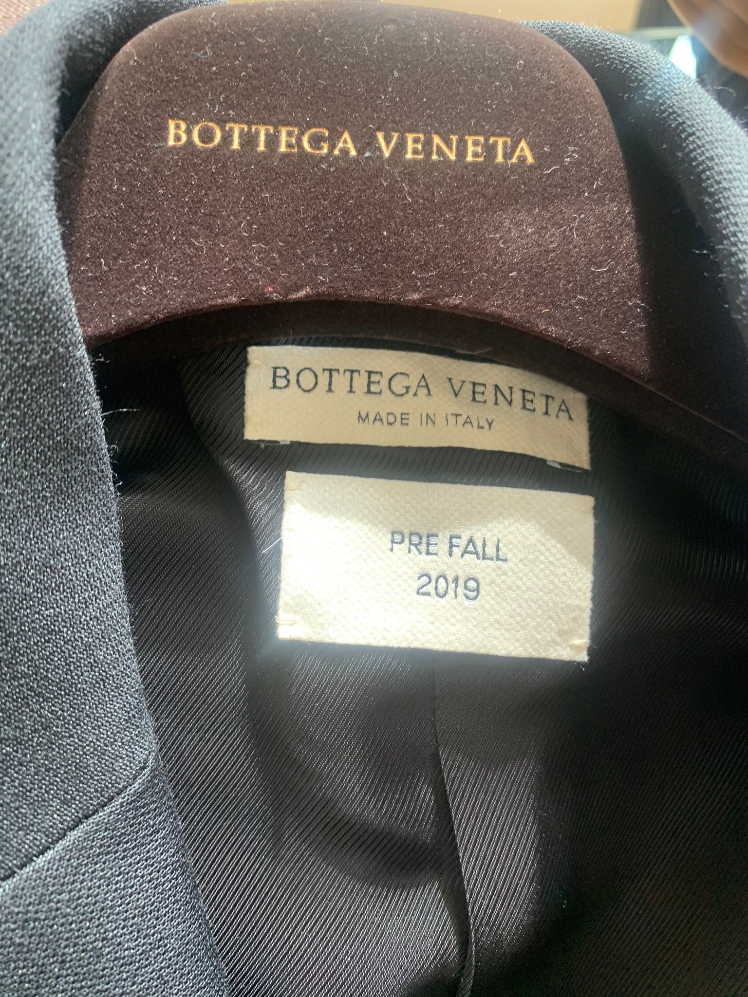 Bottega Veneta Compact Dry Wool Coat in Black Size US M / EU 48-50 / 2 - 14 Thumbnail