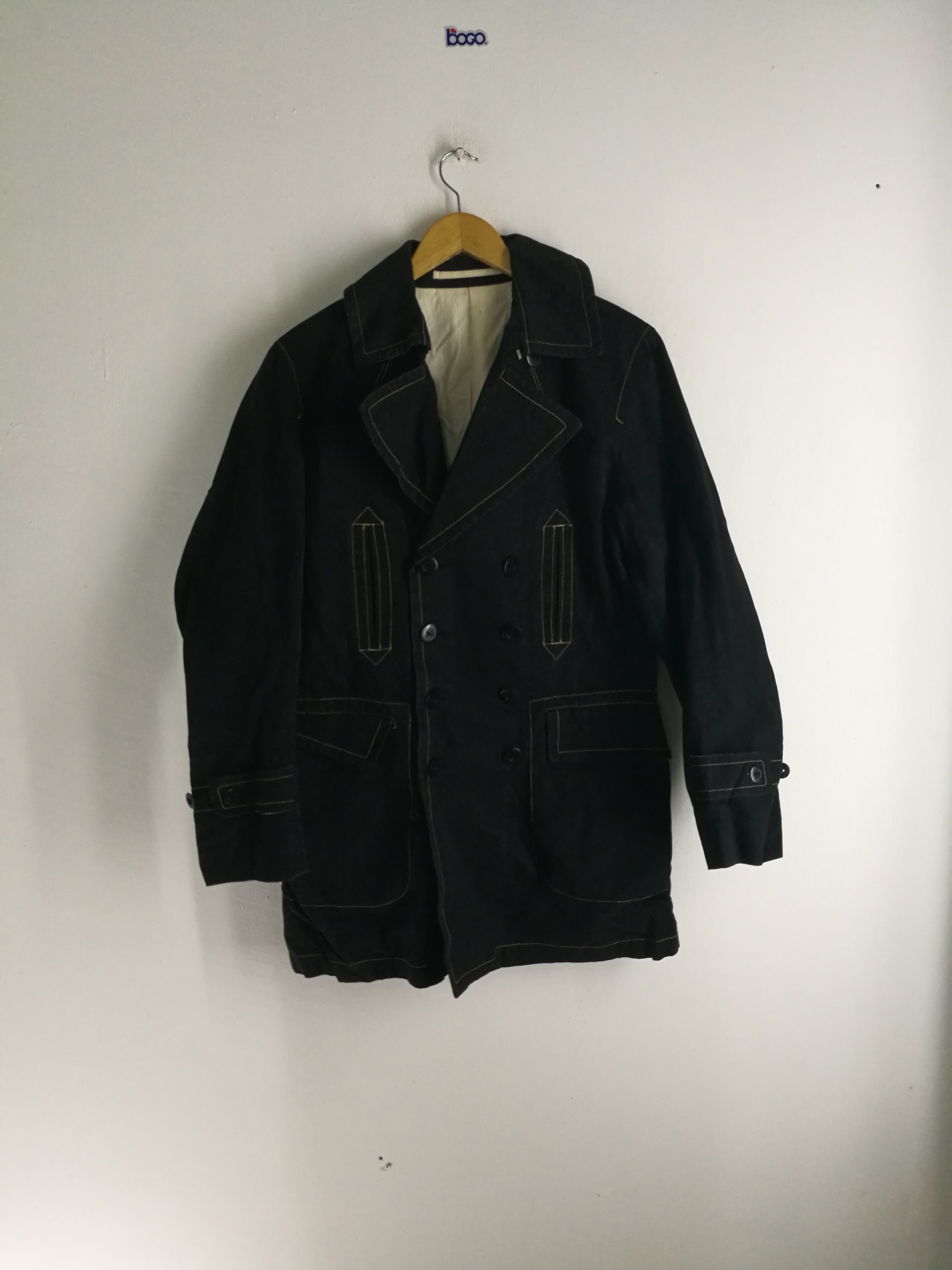 image of Scye Masterpiece Jacket Made In Japan in Black, Men's (Size Small)