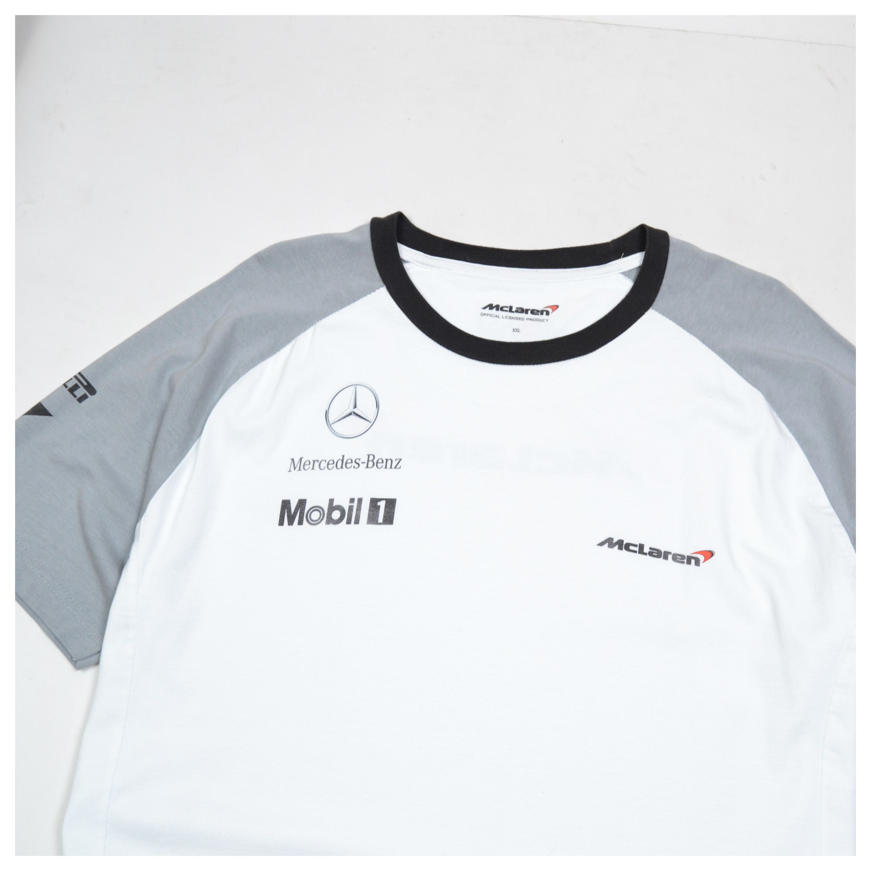 Formula 1 × Malcolm McLaren × Mercedes-Benz Vintage Mercedes McLaren Kevin Magnussen Pirelli F1 T Shirt Size US XXL / EU 58 / 5 - 8 Thumbnail