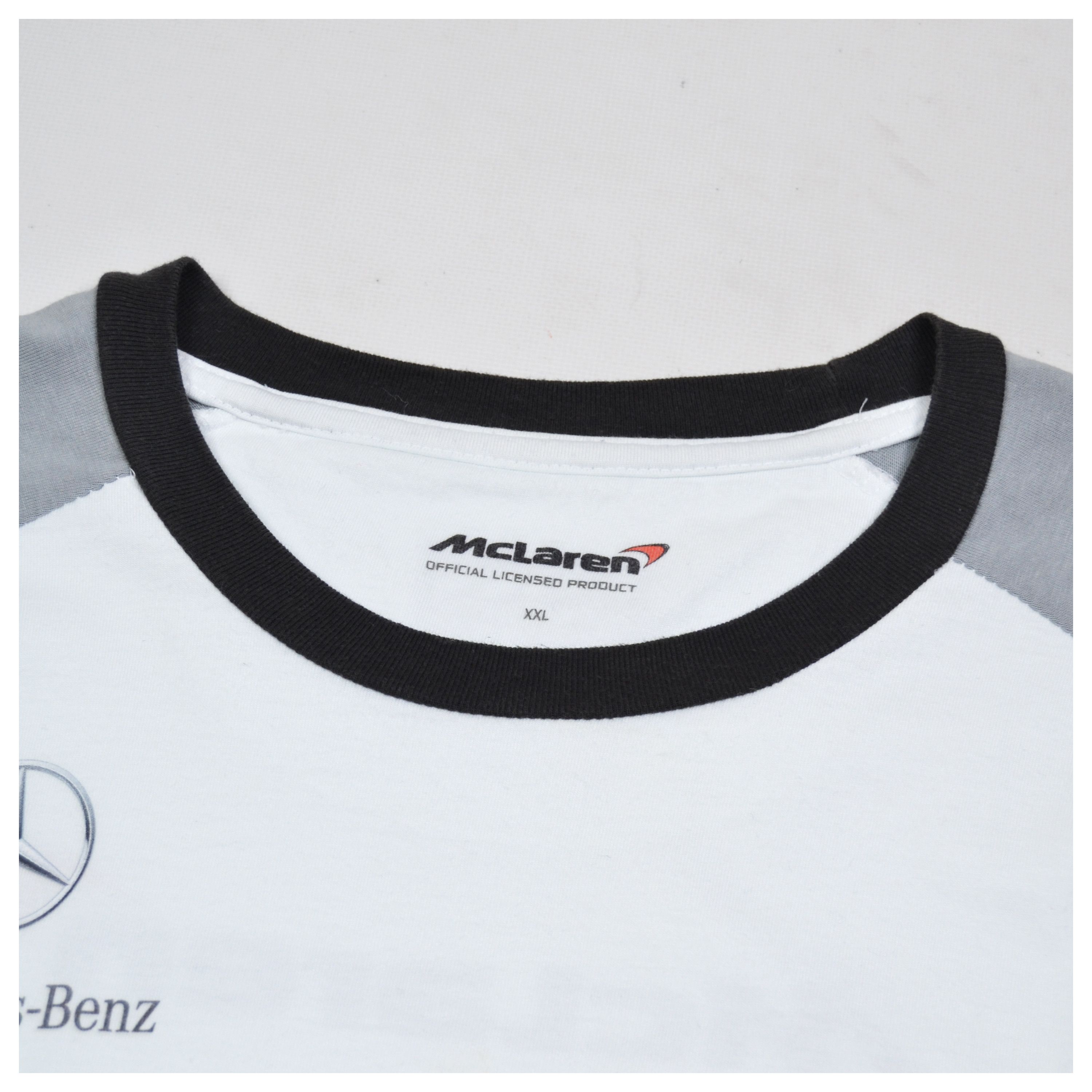 Formula 1 × Malcolm McLaren × Mercedes-Benz Vintage Mercedes McLaren Kevin Magnussen Pirelli F1 T Shirt Size US XXL / EU 58 / 5 - 7 Thumbnail