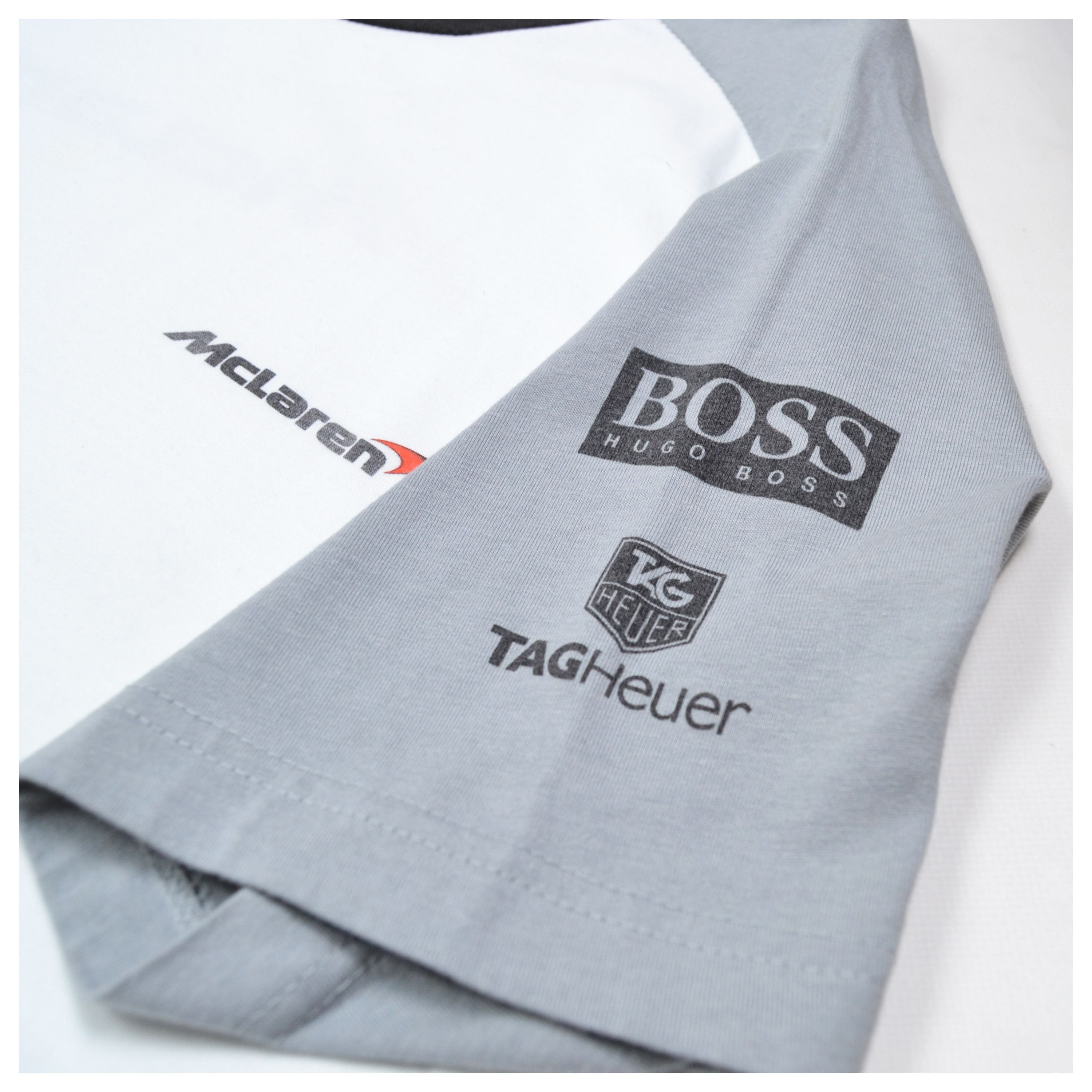 Formula 1 × Malcolm McLaren × Mercedes-Benz Vintage Mercedes McLaren Kevin Magnussen Pirelli F1 T Shirt Size US XXL / EU 58 / 5 - 14 Thumbnail