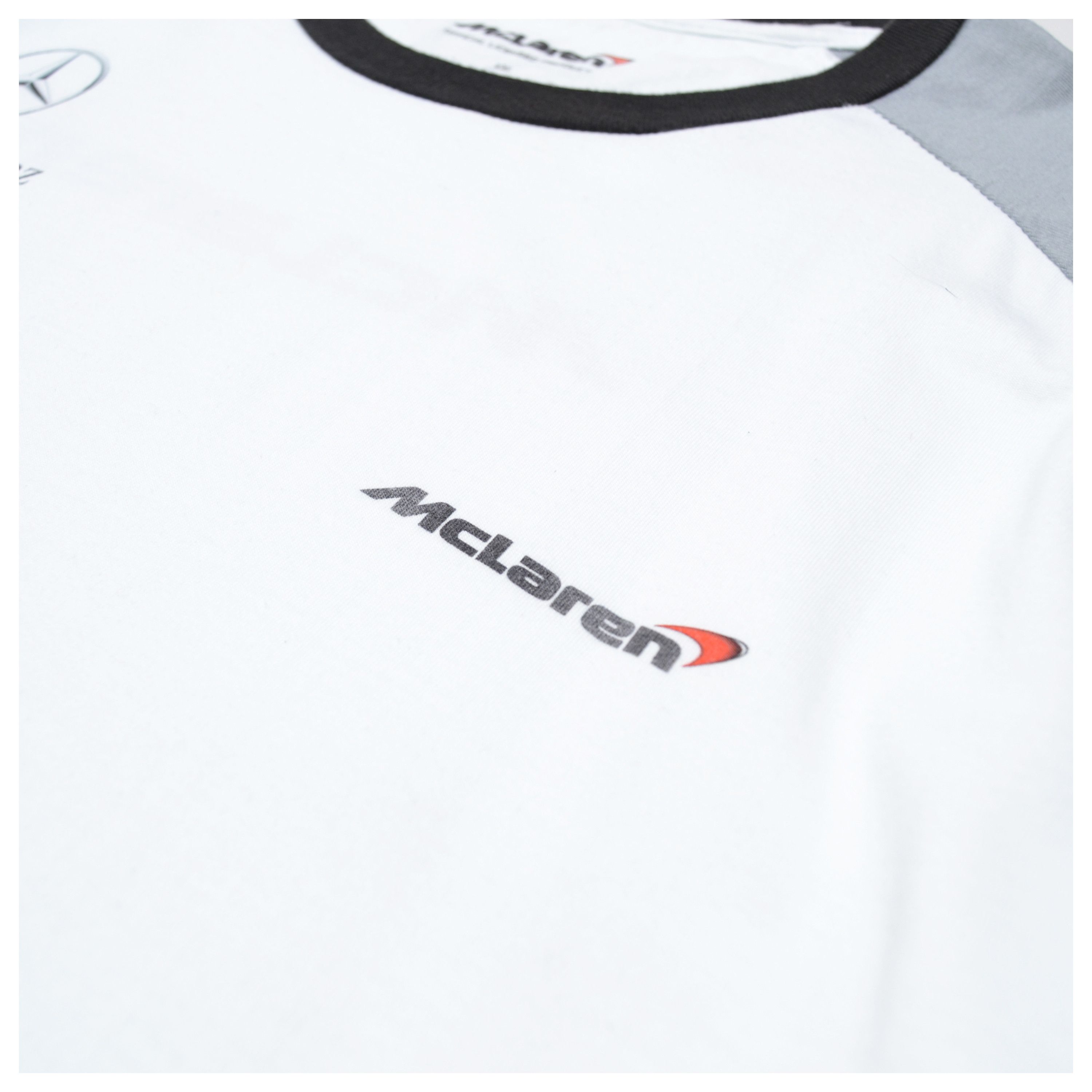 Formula 1 × Malcolm McLaren × Mercedes-Benz Vintage Mercedes McLaren Kevin Magnussen Pirelli F1 T Shirt Size US XXL / EU 58 / 5 - 12 Thumbnail
