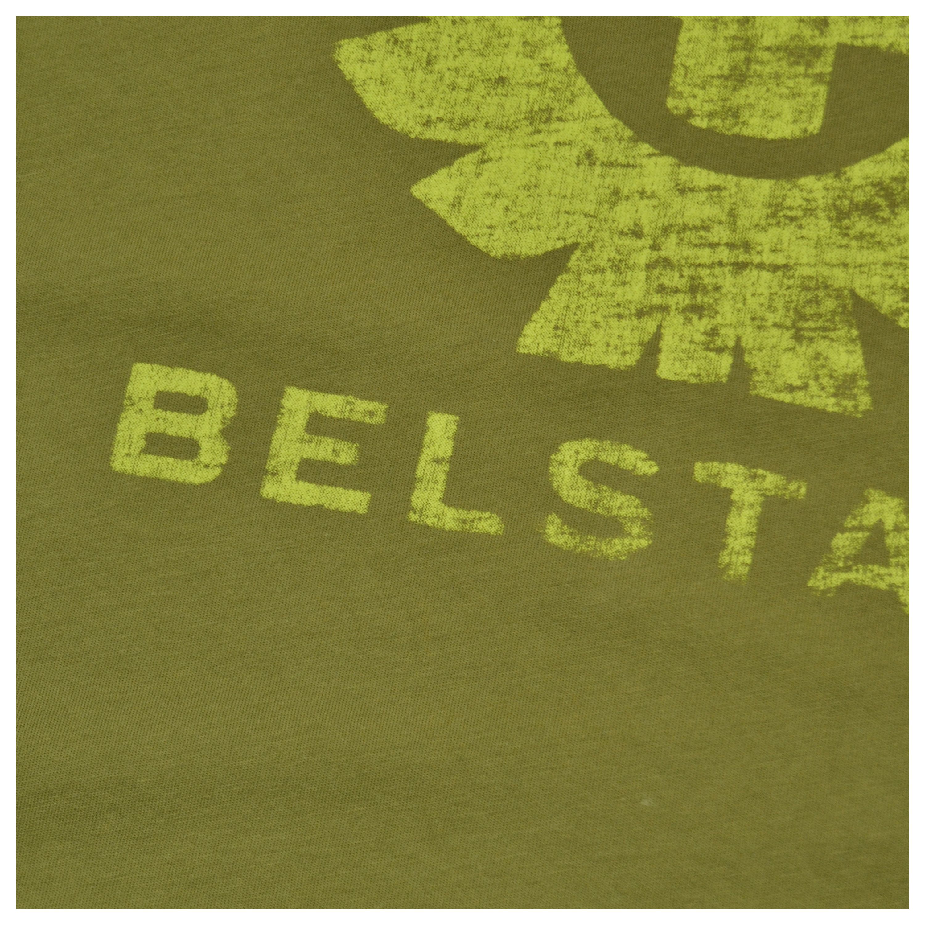 Belstaff × Vintage Belstaff 3XL Olive Green Big Logo Cotton T Shirt Size US XXL / EU 58 / 5 - 4 Thumbnail