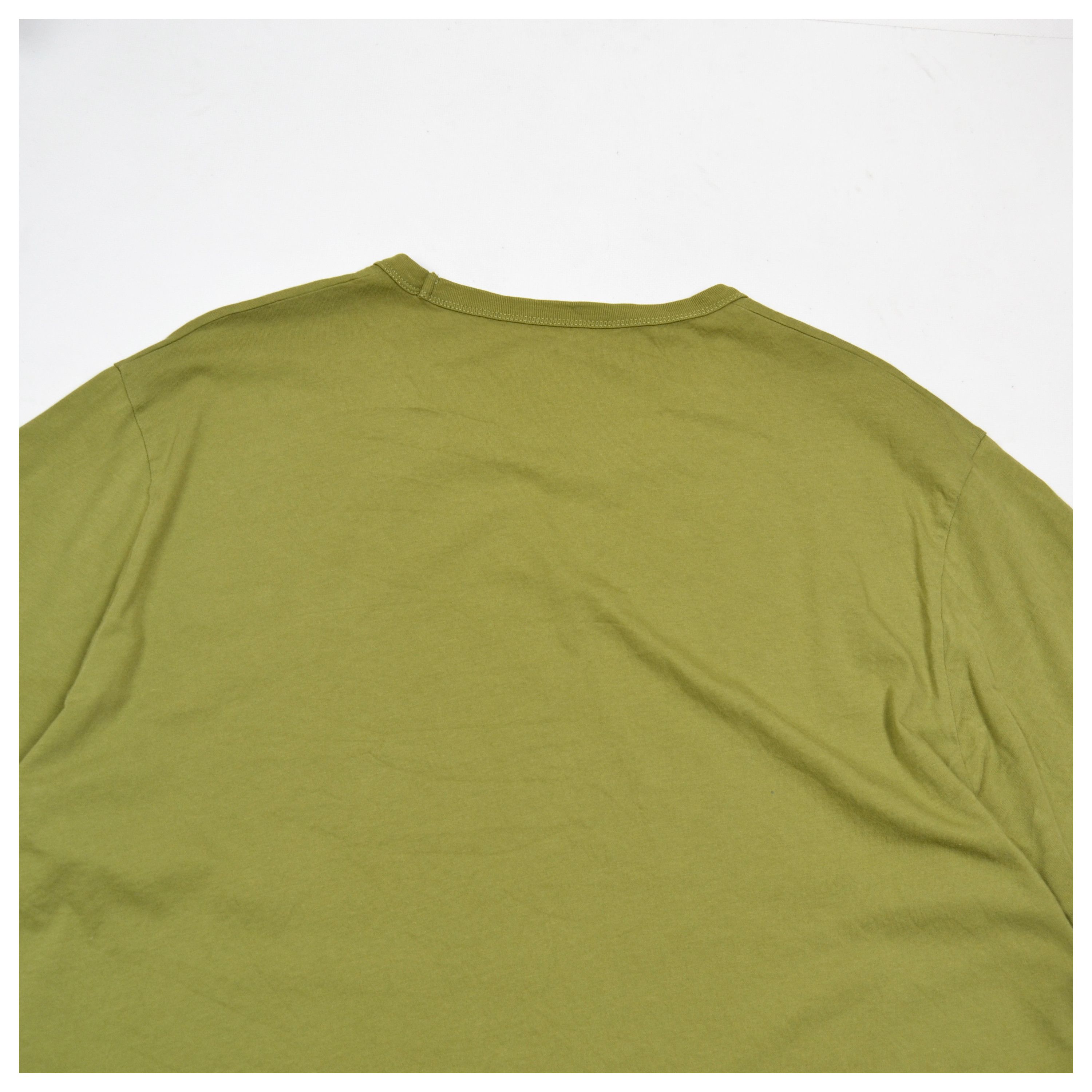 Belstaff × Vintage Belstaff 3XL Olive Green Big Logo Cotton T Shirt Size US XXL / EU 58 / 5 - 18 Thumbnail