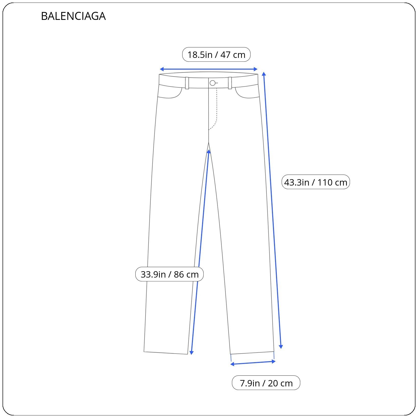 Balenciaga ⚡️QUICK SALE⚡️Sample Balenciaga by Demna Navy Trousers Size US 36 / EU 52 - 4 Thumbnail