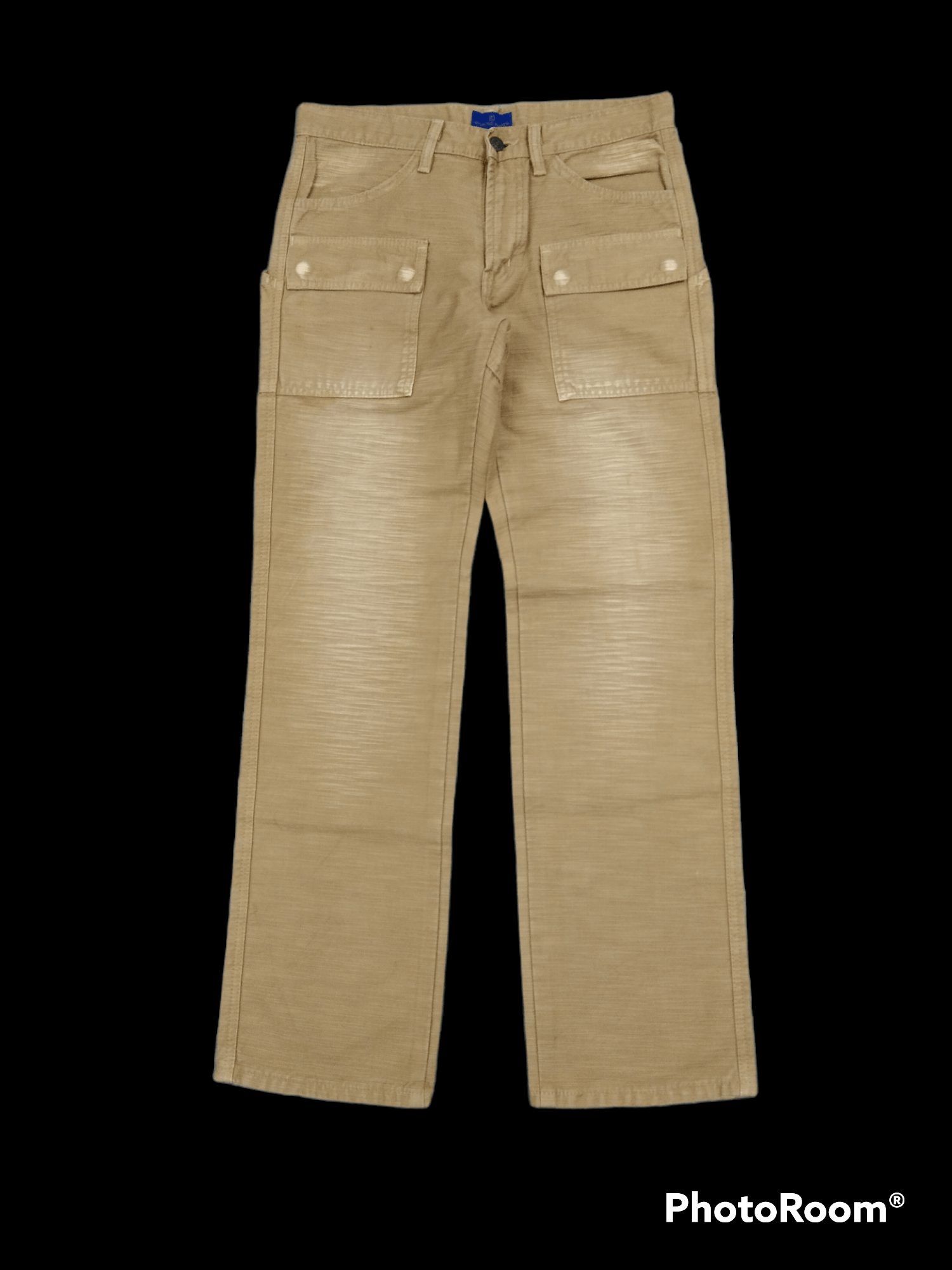 Japanese Brand WASHED TAM BROWN BUSHPANTS DOUBLE POCKET WALKING JUMPER Size US 30 / EU 46 - 1 Thumbnail