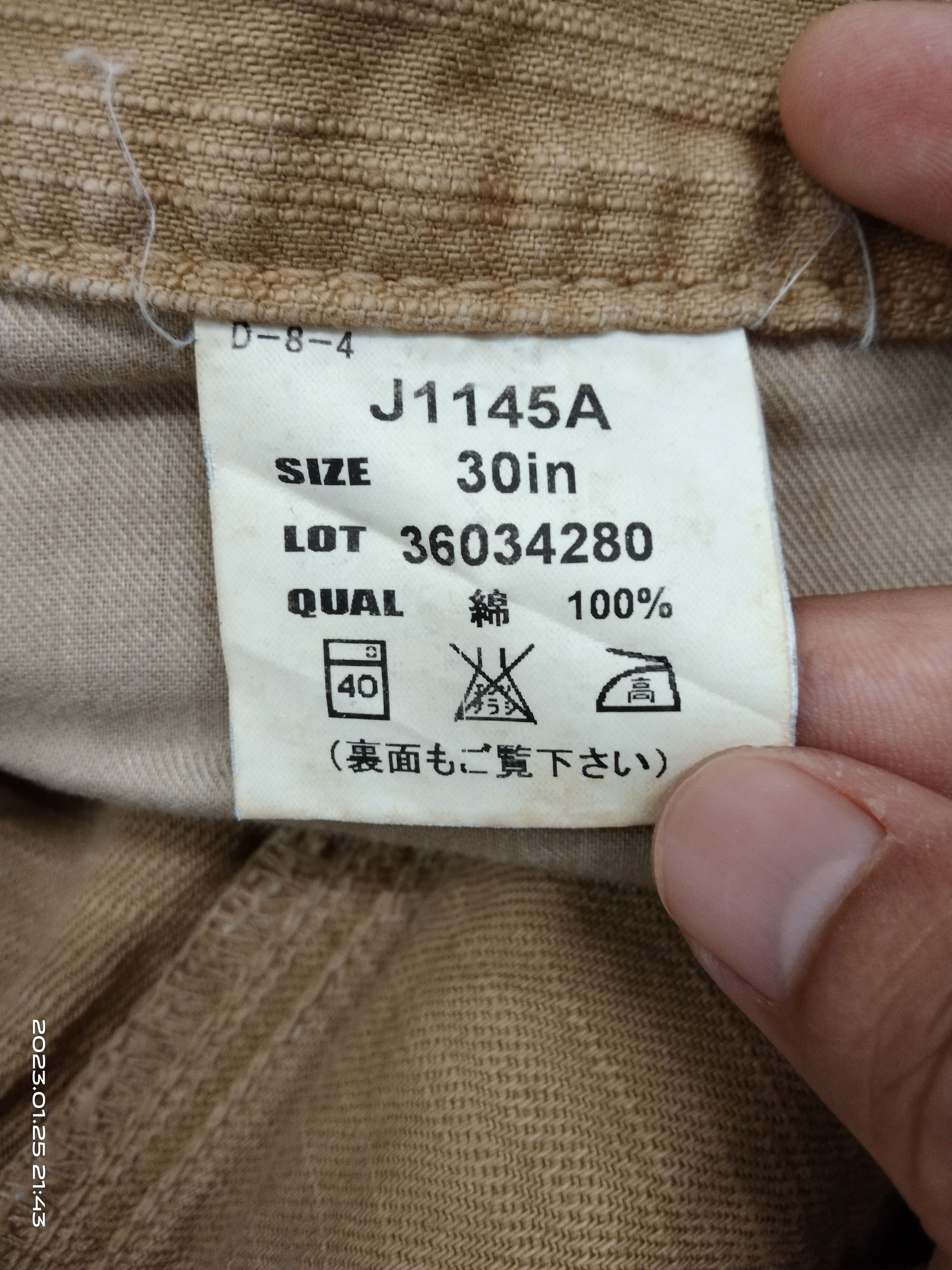 Japanese Brand WASHED TAM BROWN BUSHPANTS DOUBLE POCKET WALKING JUMPER Size US 30 / EU 46 - 7 Thumbnail