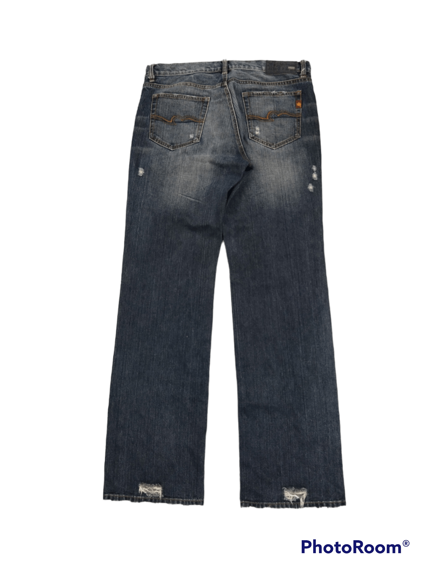 Japanese Brand SUPER SICK RIPED CUSTOM CULTURE DENIM PANTS Size US 33 - 2 Thumbnail