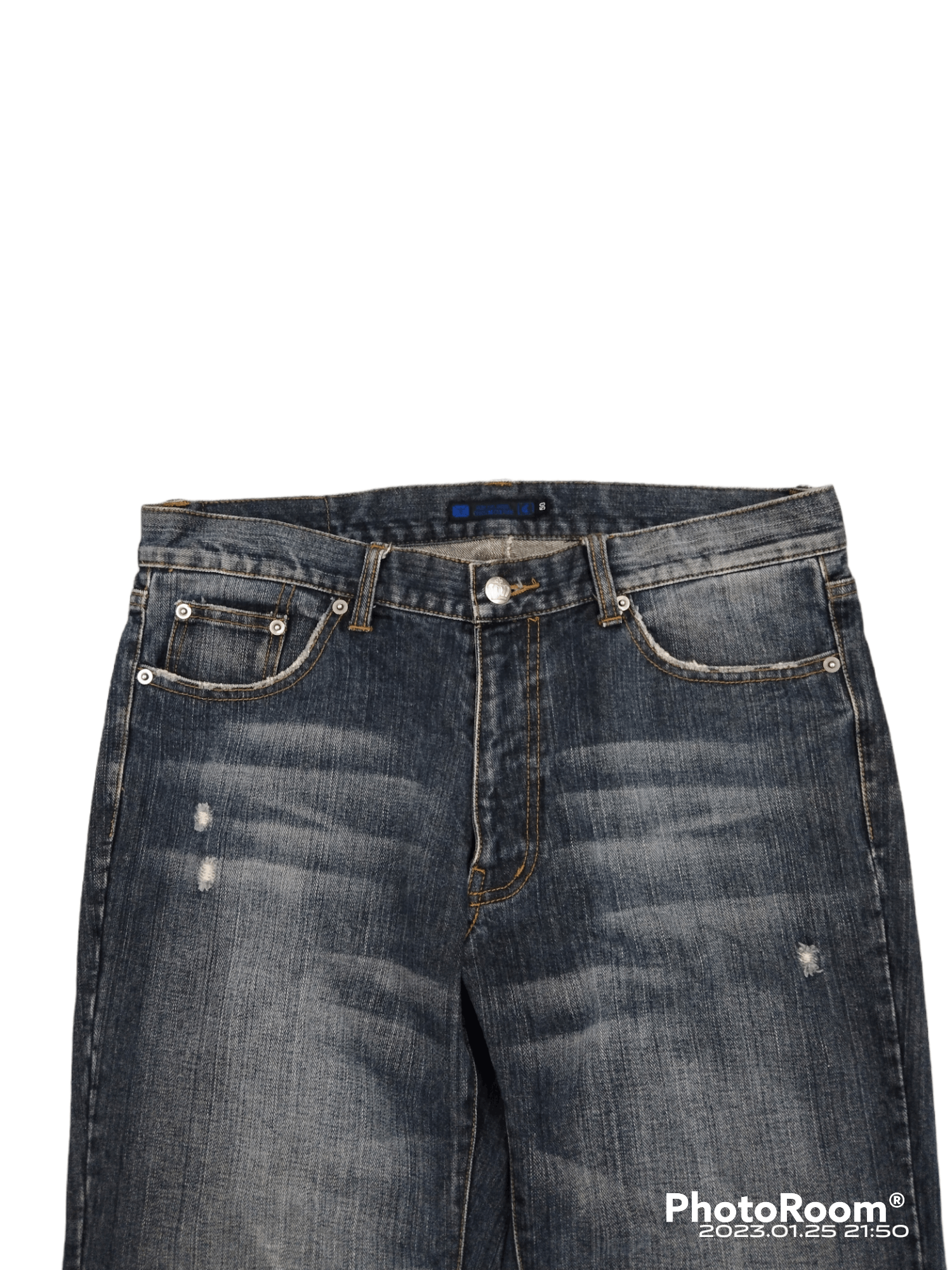 Japanese Brand SUPER SICK RIPED CUSTOM CULTURE DENIM PANTS Size US 33 - 3 Thumbnail