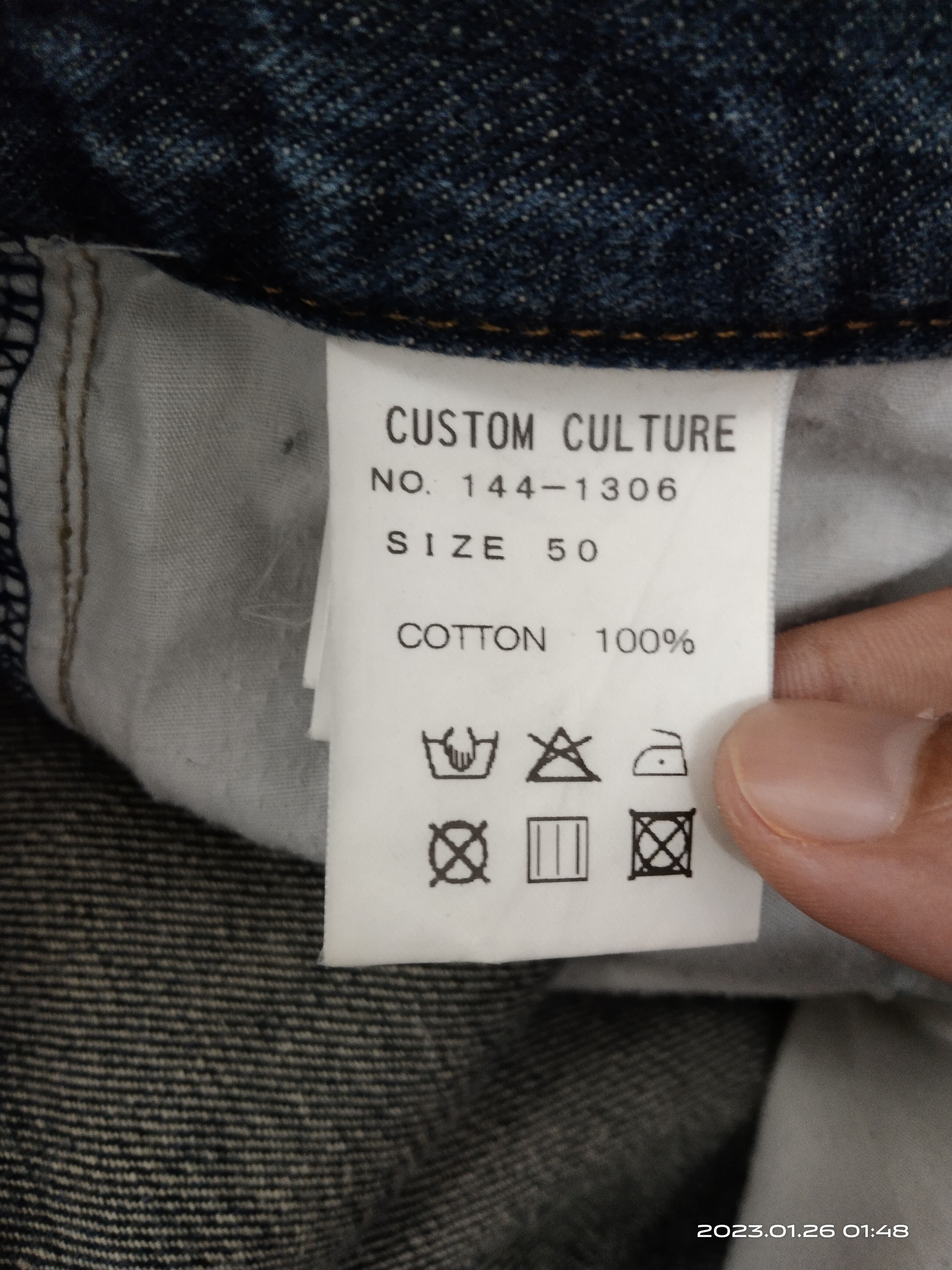Japanese Brand SUPER SICK RIPED CUSTOM CULTURE DENIM PANTS Size US 33 - 7 Thumbnail