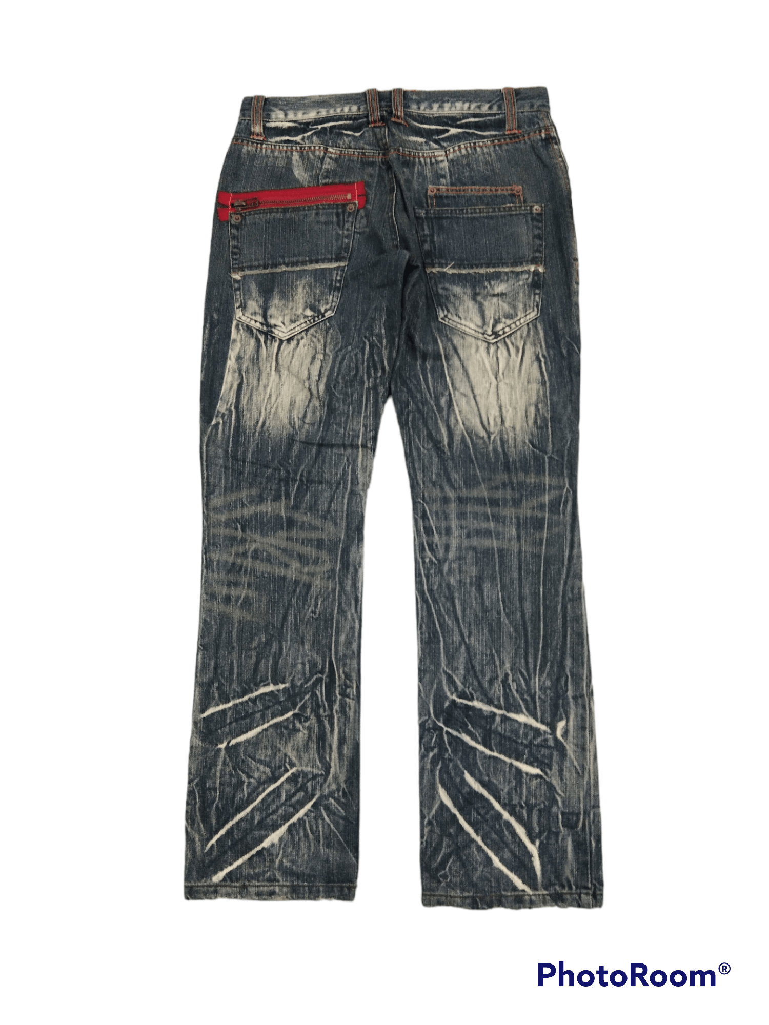 Japanese Brand SUPER SICK RUSTY CLONE DEVGRU DENIM PANTS Size US 30 / EU 46 - 2 Thumbnail