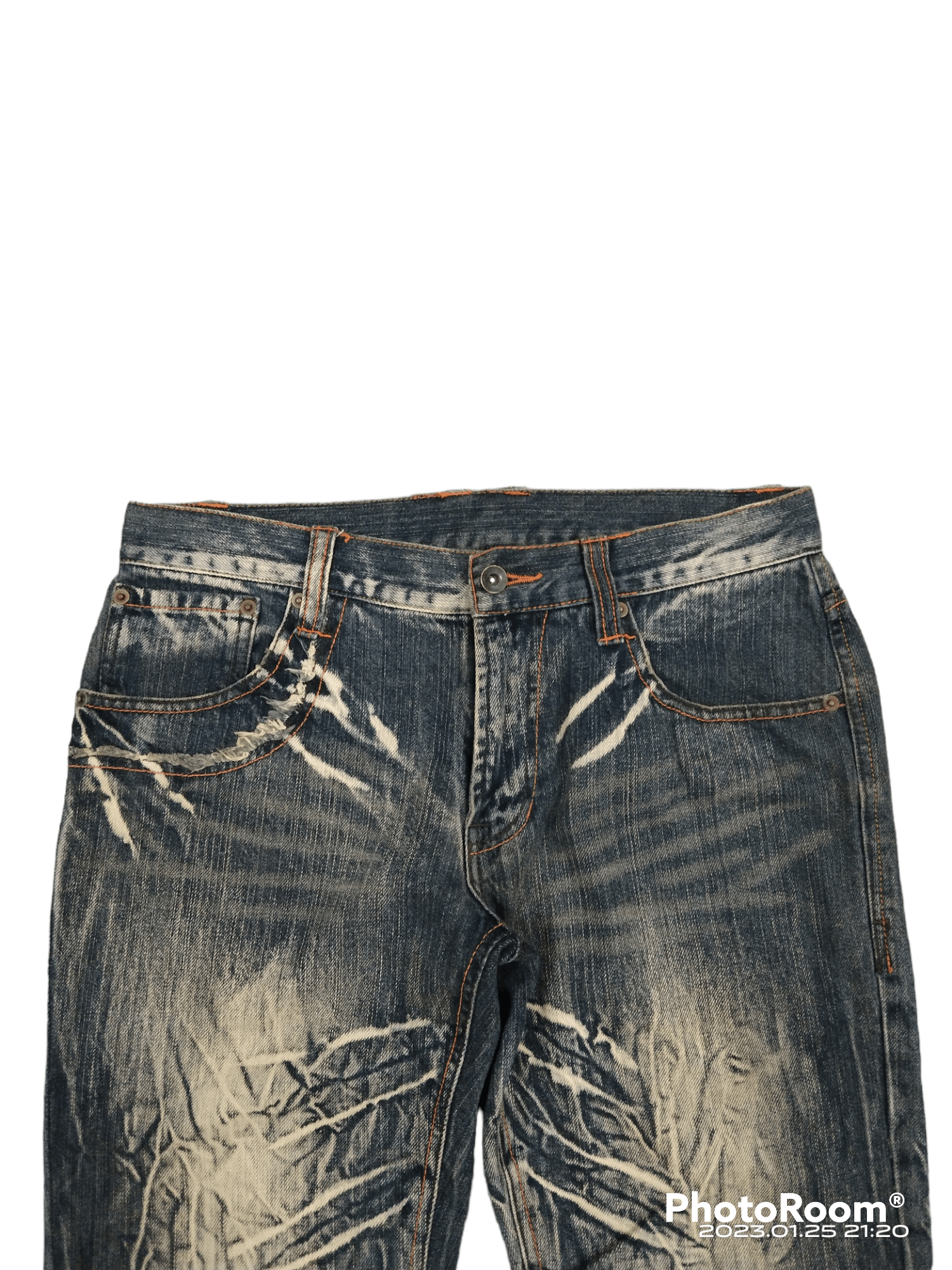 Japanese Brand SUPER SICK RUSTY CLONE DEVGRU DENIM PANTS Size US 30 / EU 46 - 4 Thumbnail