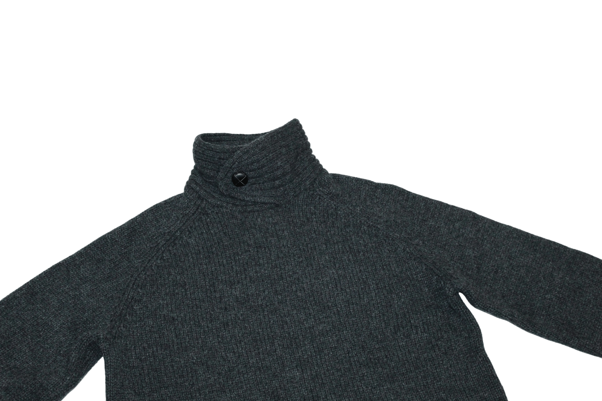 Mulberry Mulberry High Neck Australian Lambswool Cable Knit Sweater Size US M / EU 48-50 / 2 - 3 Thumbnail