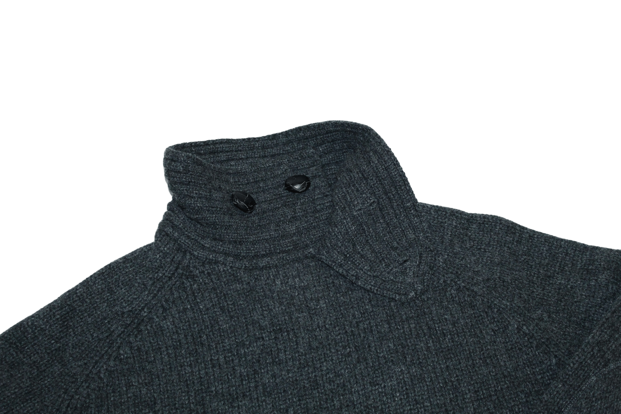 Mulberry Mulberry High Neck Australian Lambswool Cable Knit Sweater Size US M / EU 48-50 / 2 - 4 Thumbnail