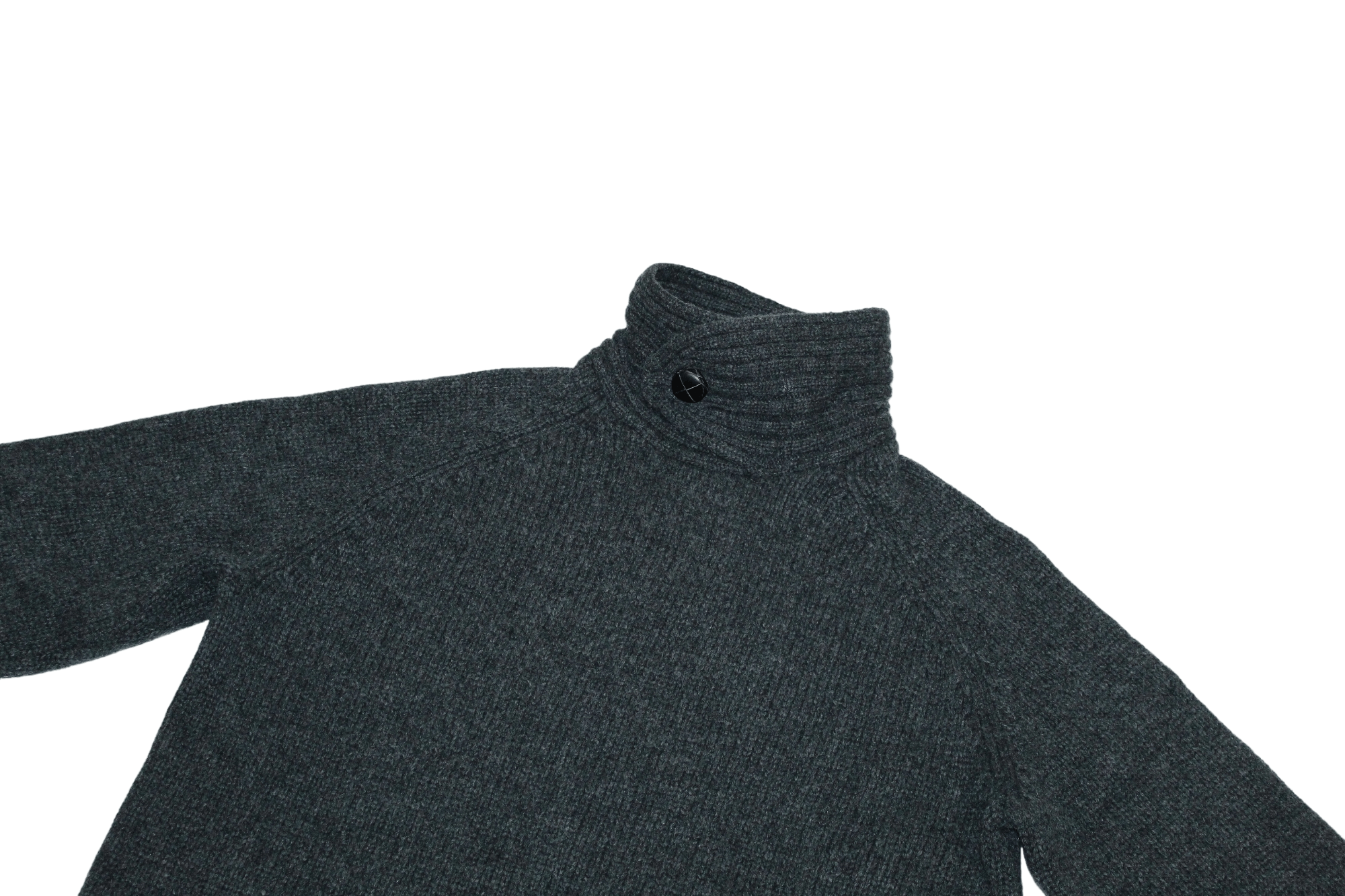 Mulberry Mulberry High Neck Australian Lambswool Cable Knit Sweater Size US M / EU 48-50 / 2 - 11 Thumbnail