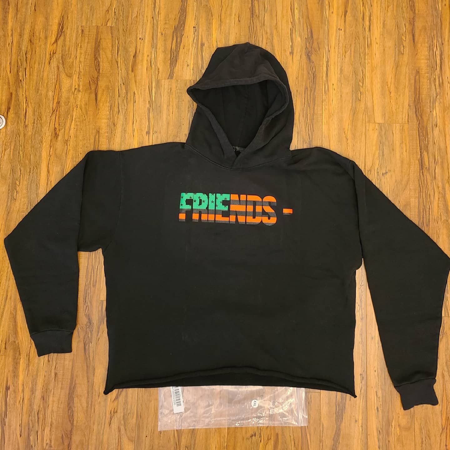 image of Vlone Power Hoodie in Black, Men's (Size 2XL)