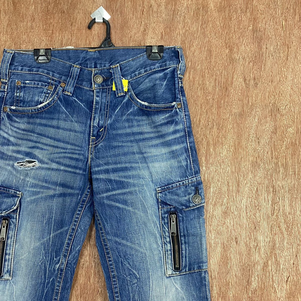 Levi's DL Levis Strauss Blue Multipocket Denim Jeans Pants #1963 Size US 32 / EU 48 - 4 Thumbnail