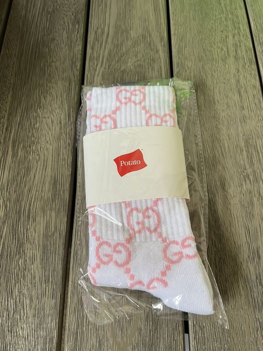 Taes Store - Imran Potato Socks Gucci Monogram ENTREGA