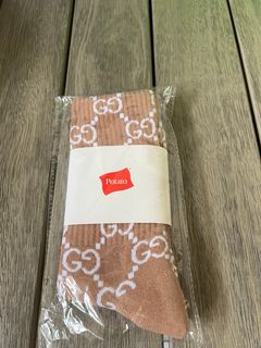 Imran Potato - Tie-Dye 'Gucci' Logo Knit Socks – eluXive